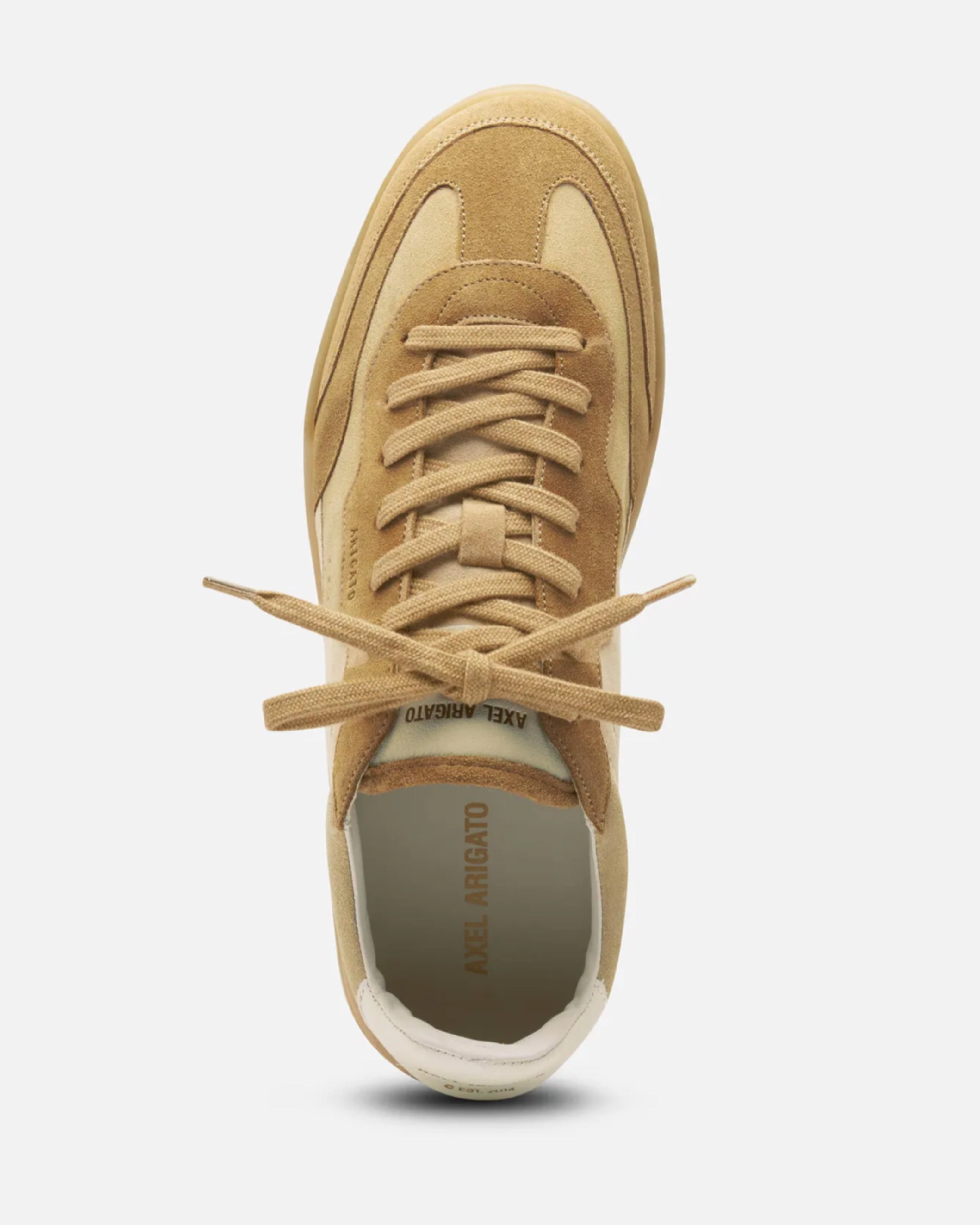 Мъжки кецове Men’s sneakers Axel Arigato Dice T-Toe F3485003 Beige / Gum top view