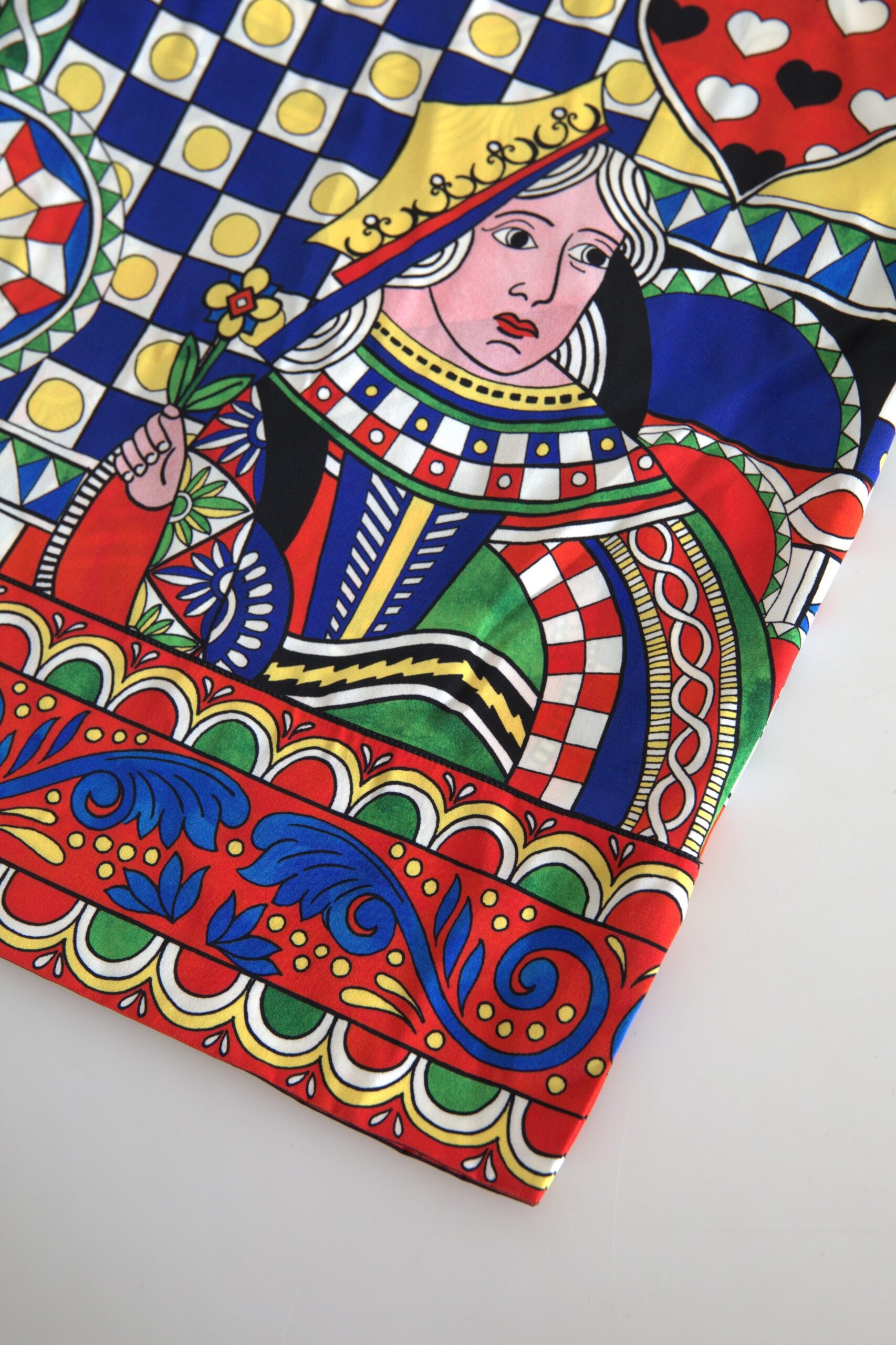 Dolce & Gabbana Елегантна многоцветна копринена блуза