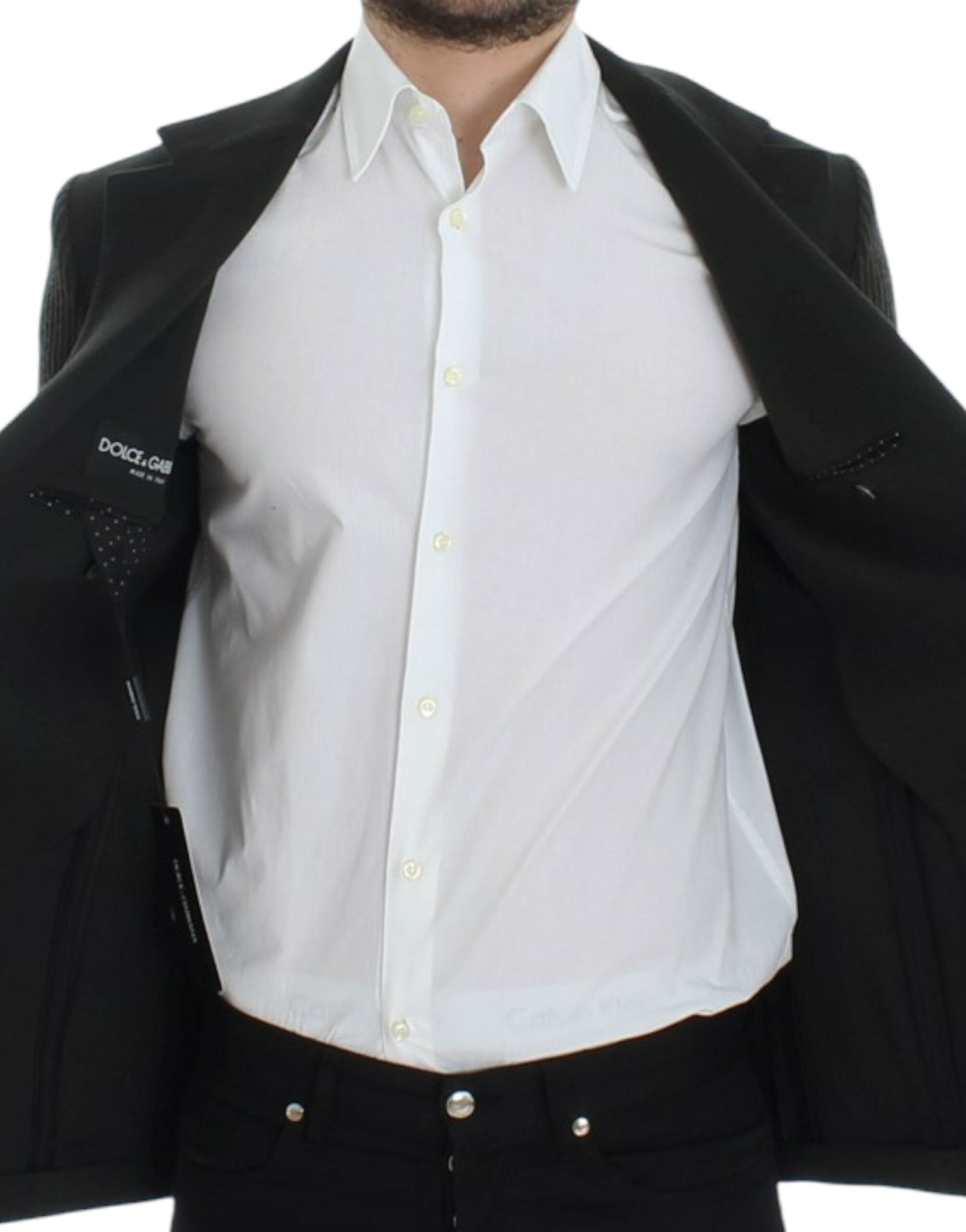 Dolce & Gabbana Елегантно сако от зелен кашмирен блейзър