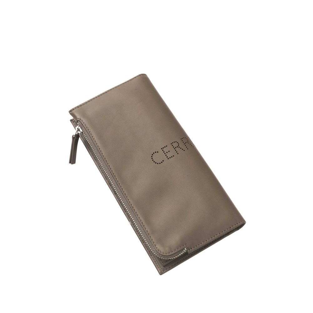 Кафяв кожен мъжки портфейл Cerruti 1881