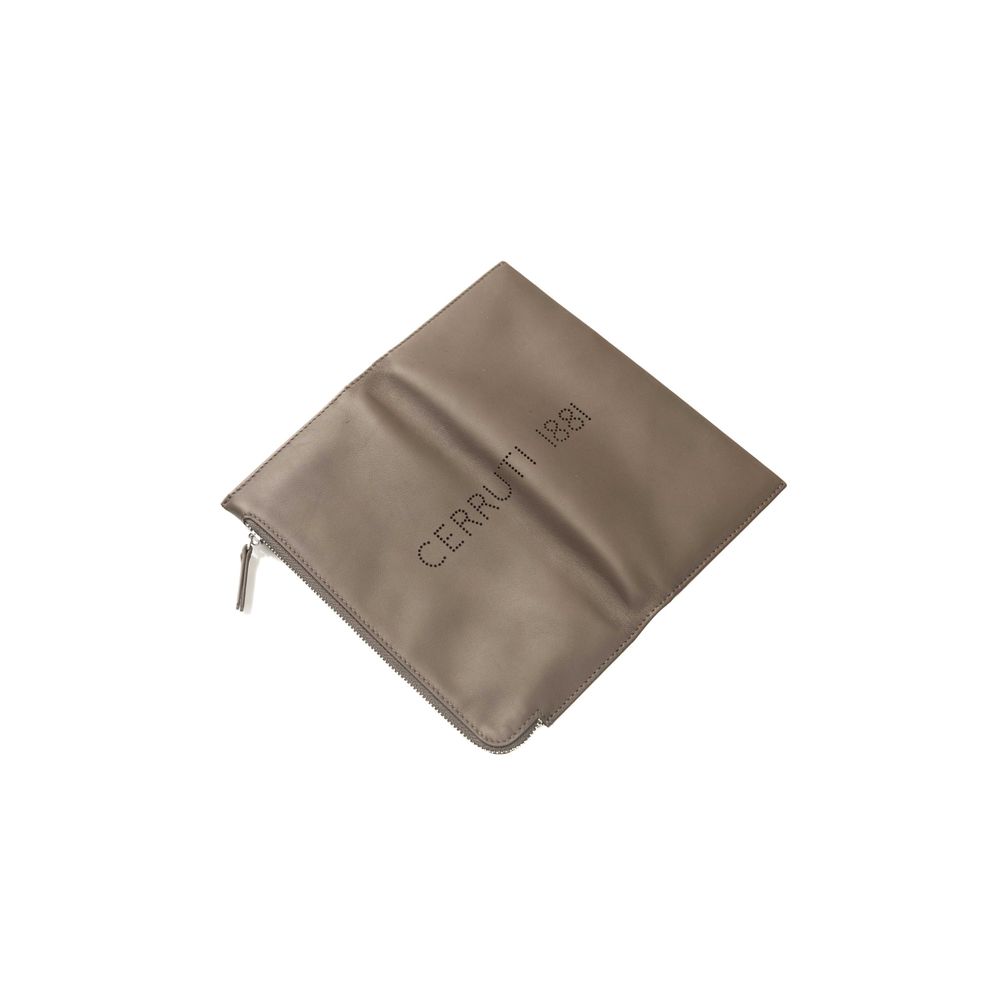 Кафяв кожен мъжки портфейл Cerruti 1881