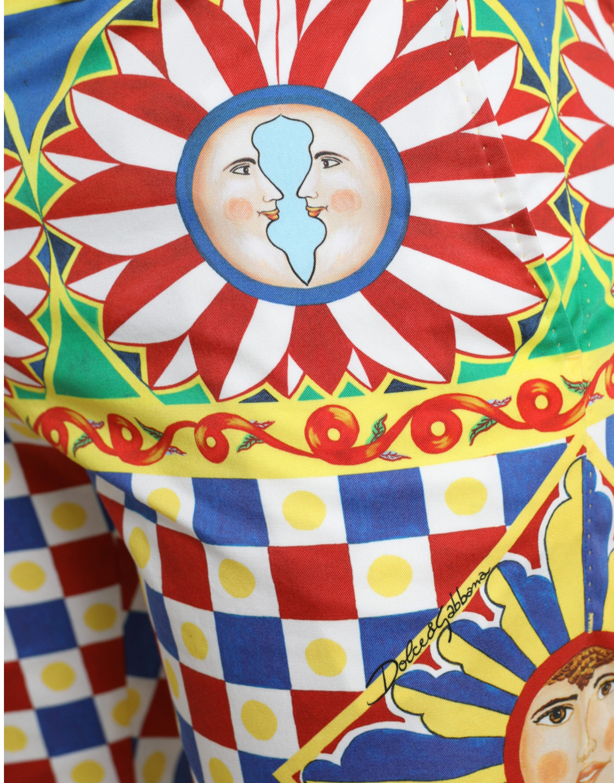 Dolce & Gabbana многоцветни щампи Бермуди