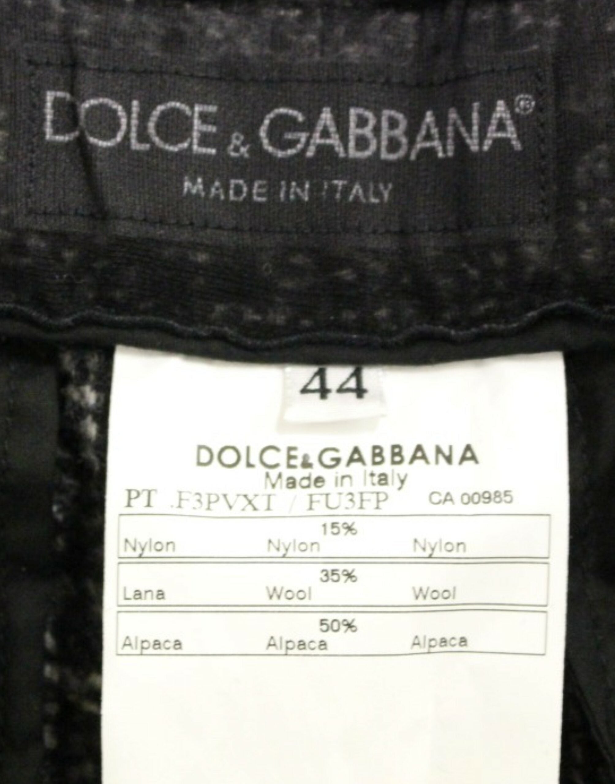 Dolce & Gabbana Елегантни сиви шорти от смес от алпака