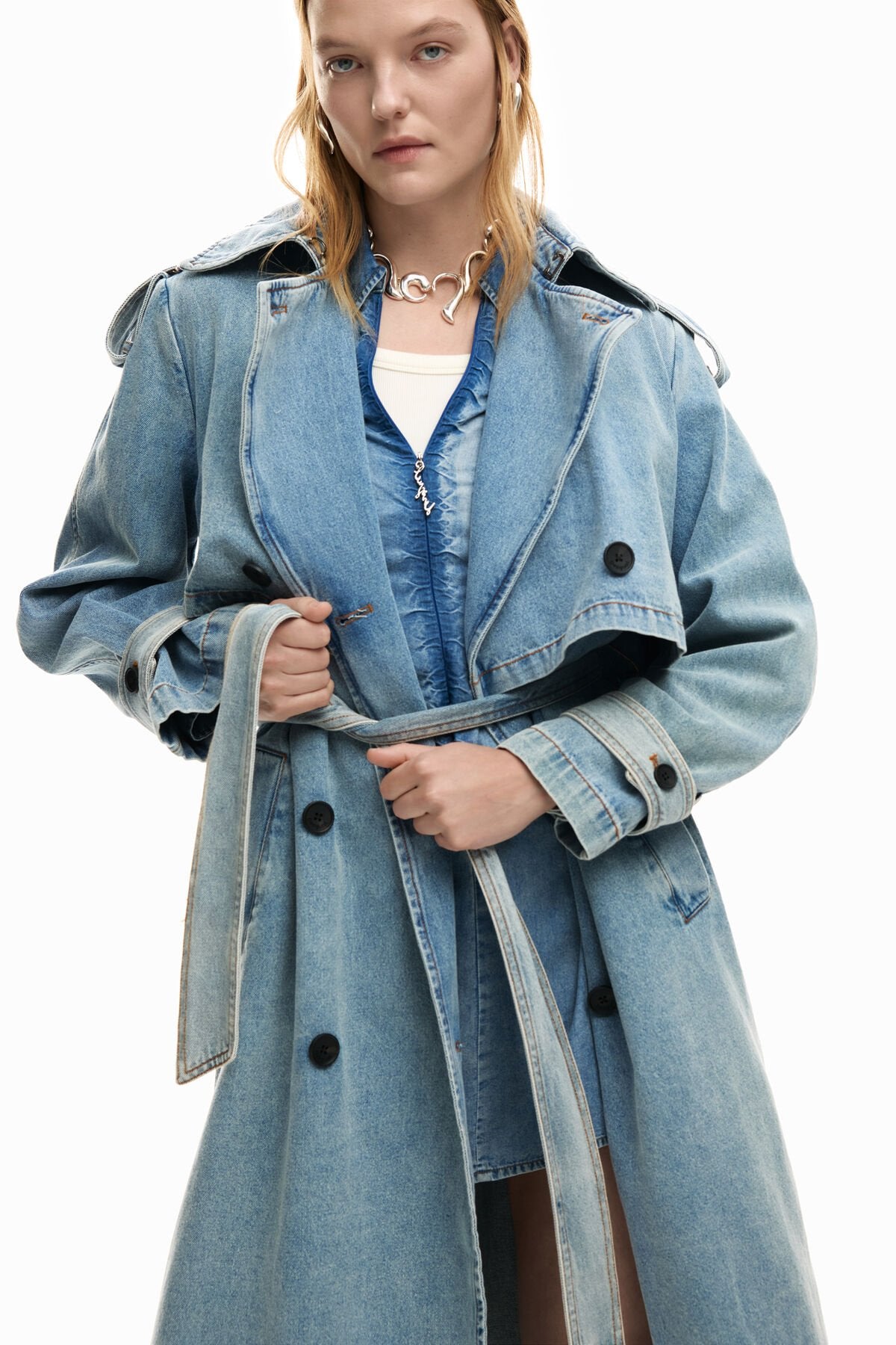 Desigual Women's Trench Coat
