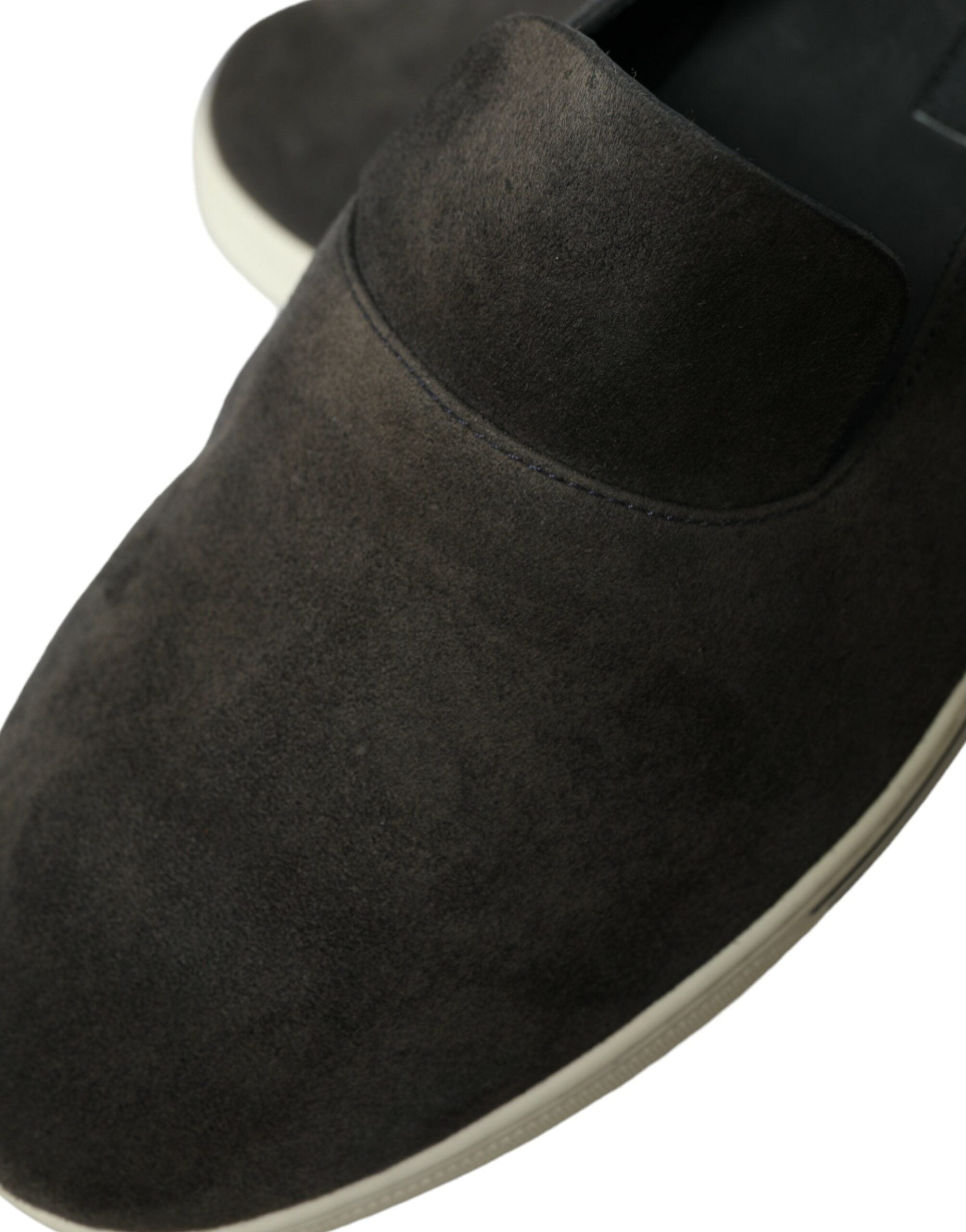 Dolce & Gabbana Елегантни чехли от син велур и крокодил