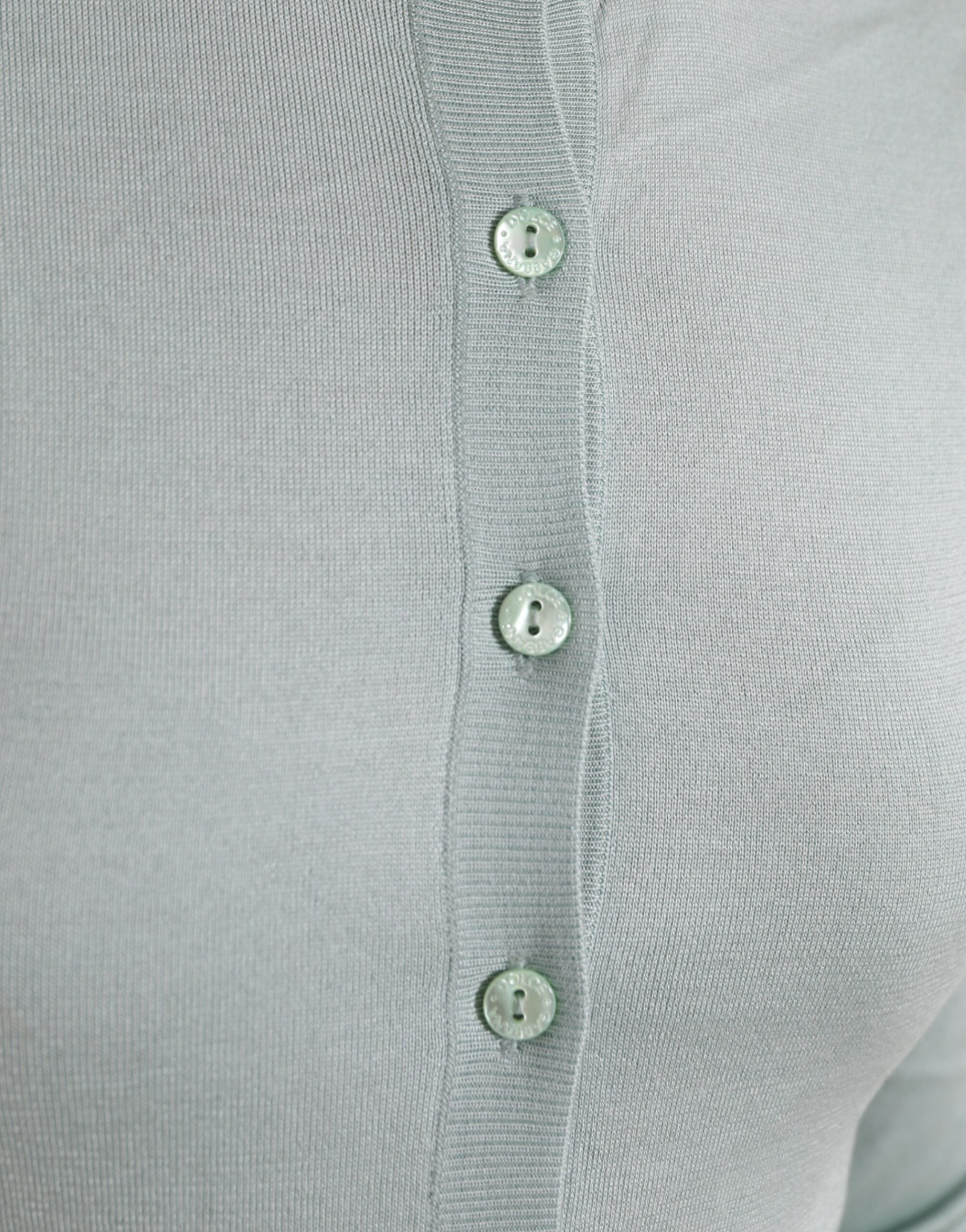 Елегантна светлосиня копринена жилетка Dolce & Gabbana