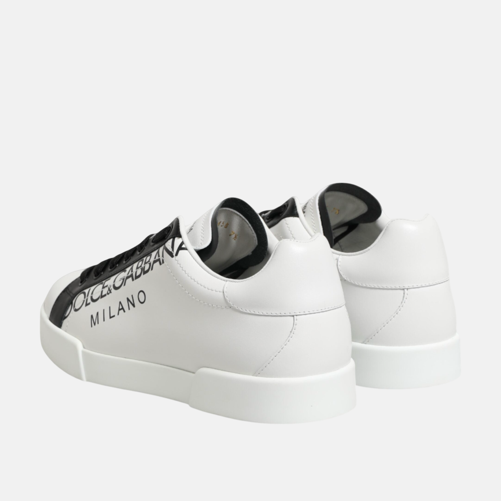 Dolce & Gabbana Portofino Men Sneakers Heel View