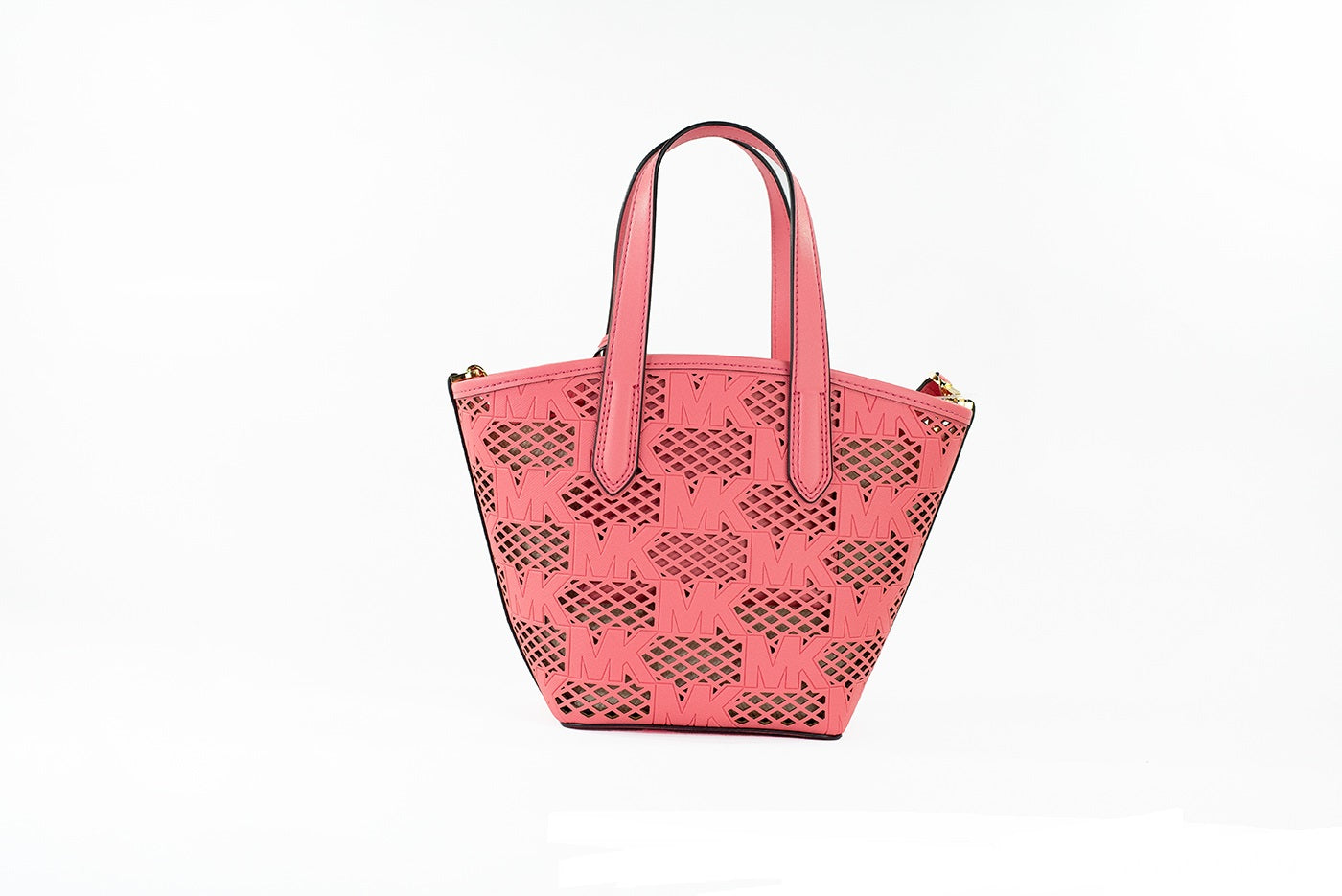 Michael Kors Kimber Малка кожена чанта 2 в 1 с цип Портмоне