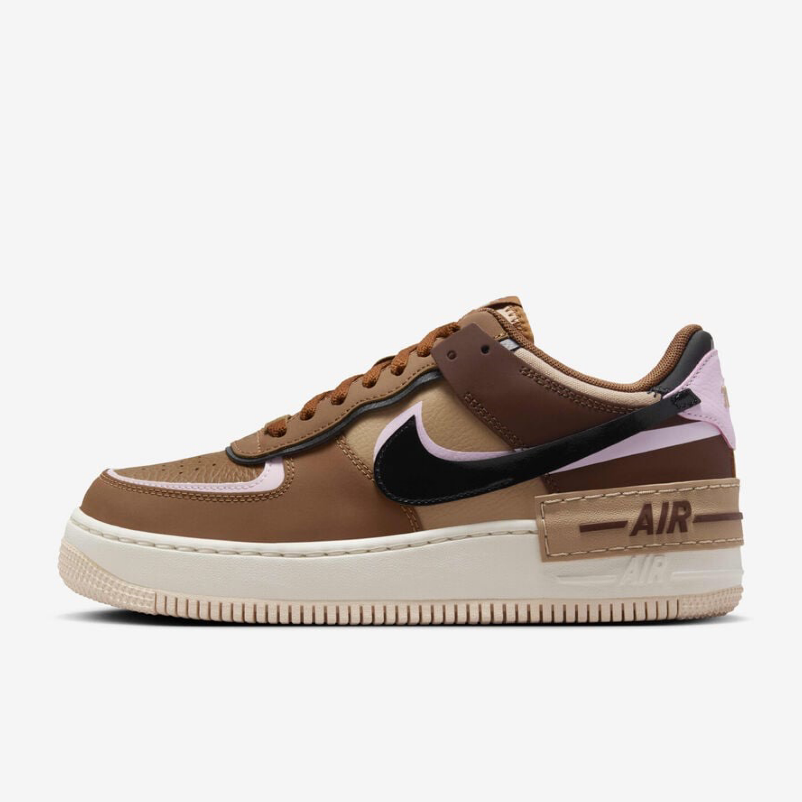 Дамски кецове Nike Air Force 1 Shadow DZ1847-200 Women Sneakers Lateral View