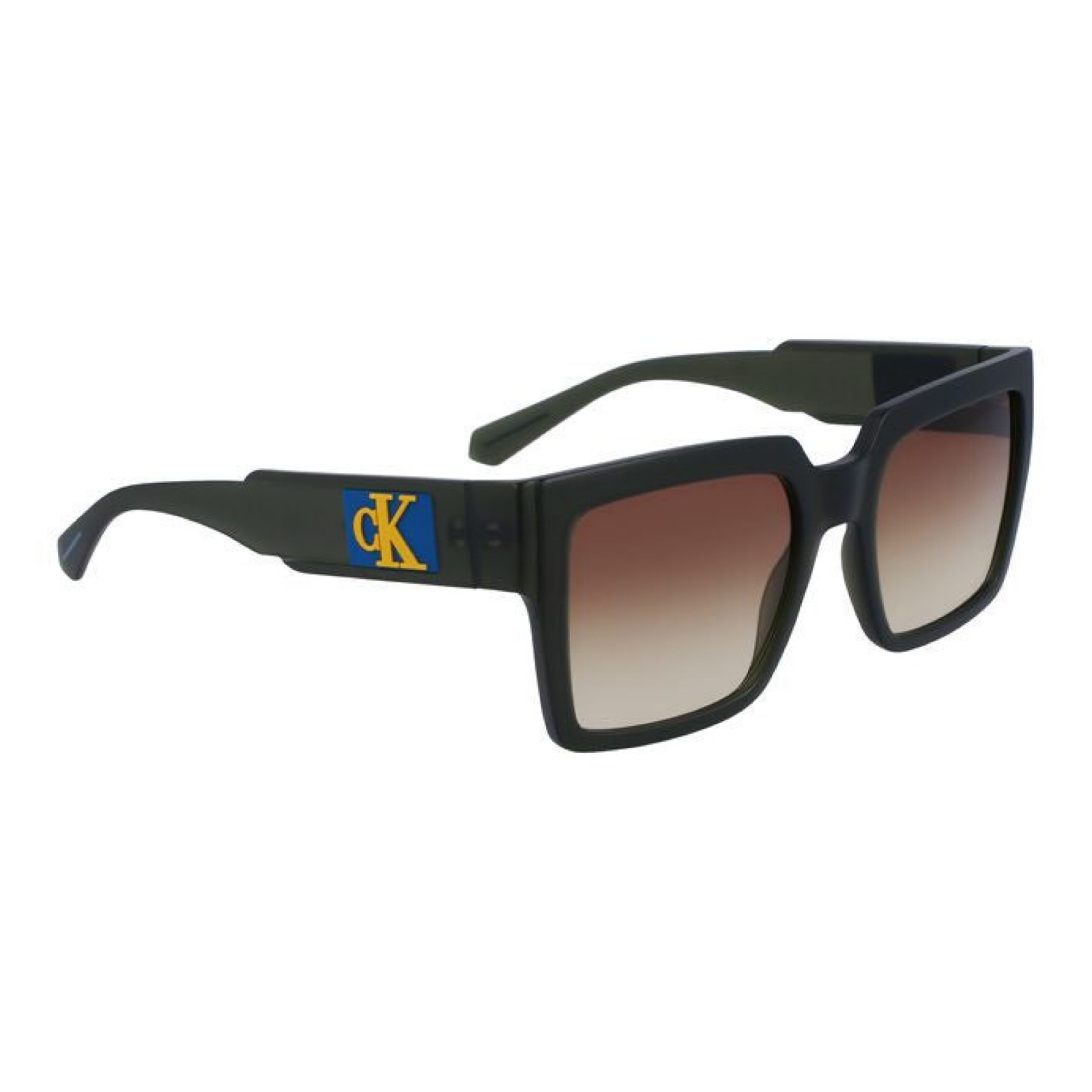 Calvin Klein Brown Plastic Women Sunglass