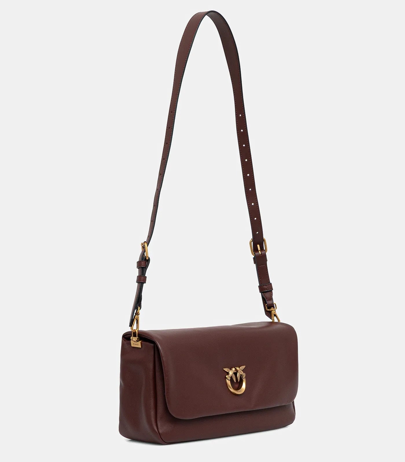 Дамска чанта Women’s shoulder bag Pinko Baguette 106178 A0QO R49Q Dark Brown