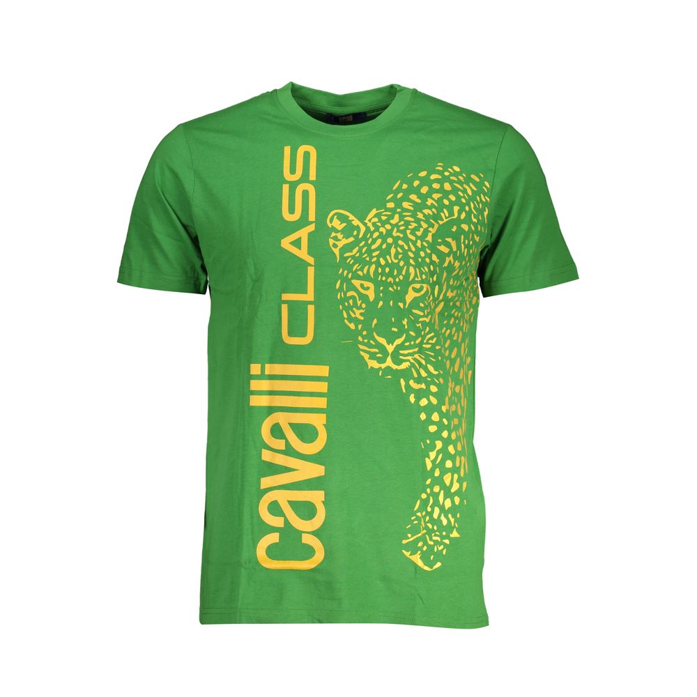 Мъжка тениска Men's t-shirt Cavalli Class
QXT62RJD060 07334 Green front view