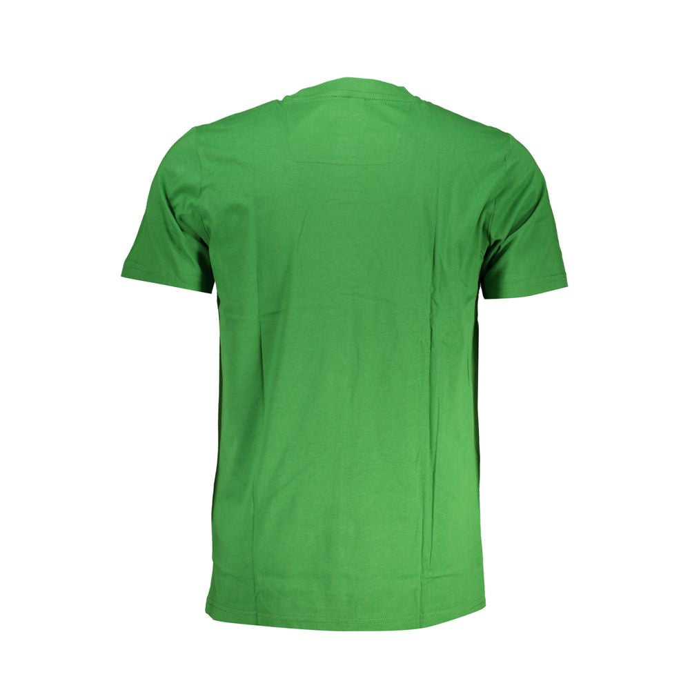 Мъжка тениска Men's t-shirt Cavalli Class
QXT62RJD060 07334 Green back view