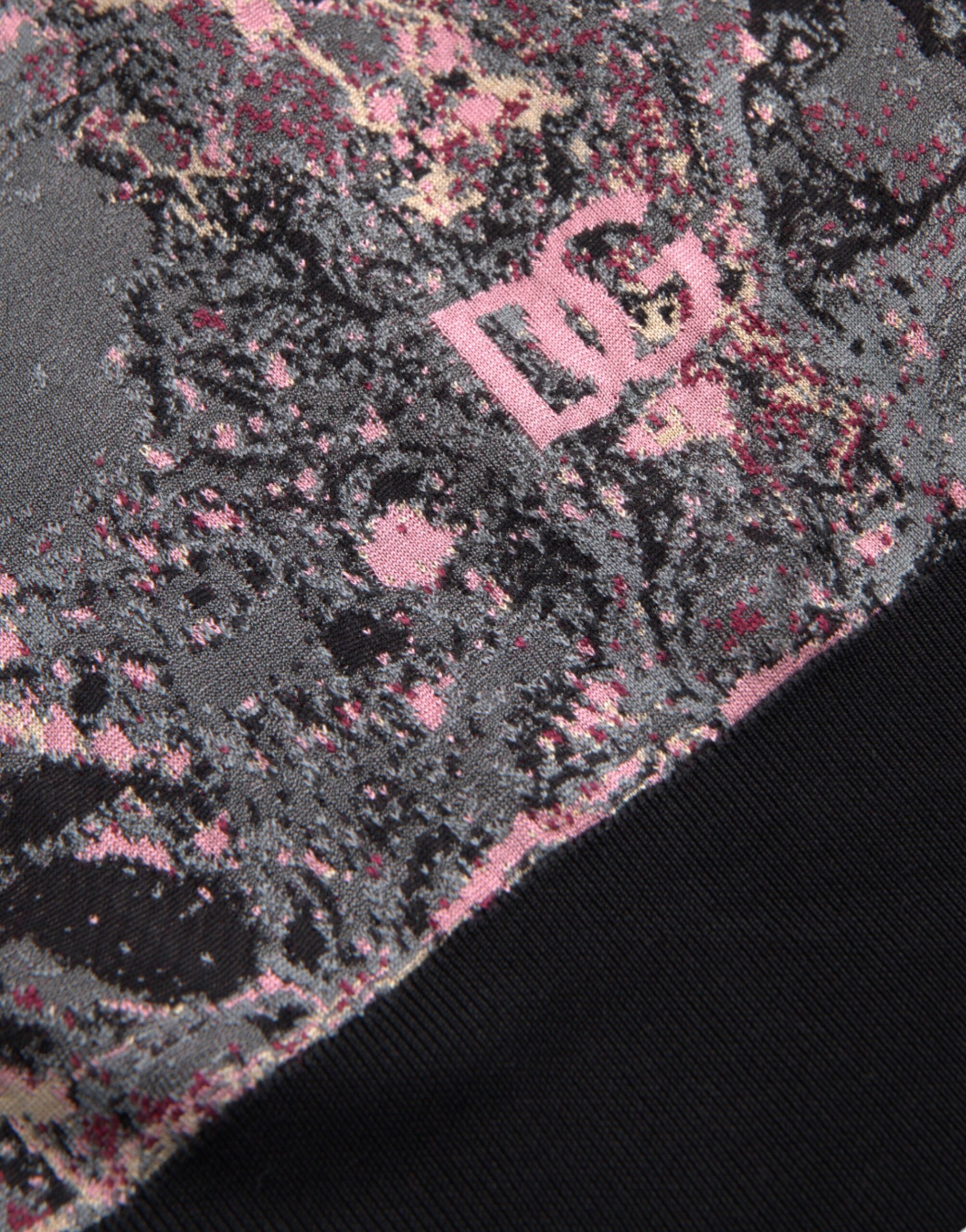 Dolce & Gabbana многоцветен графичен мъжки пуловер с деколте