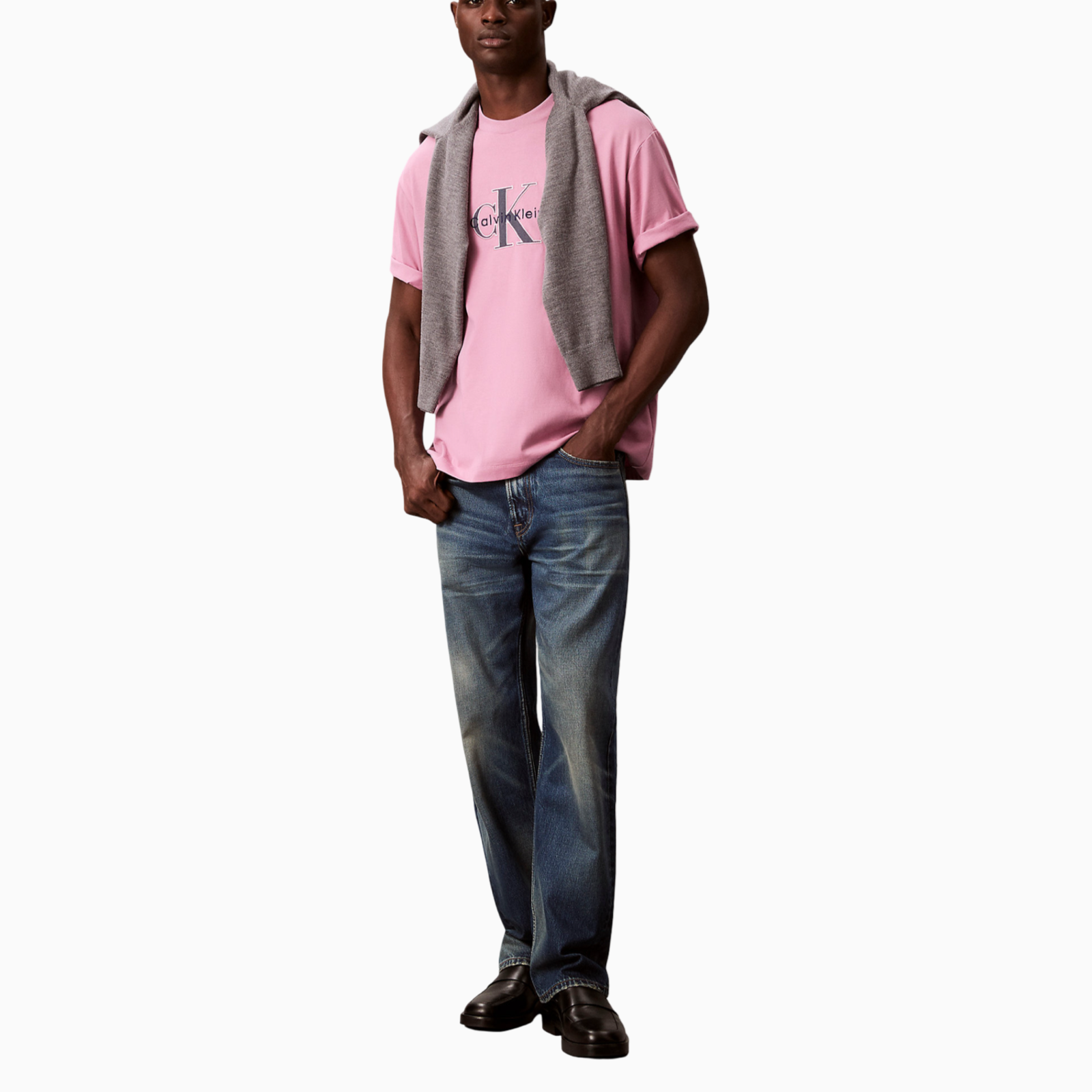 Мъжка тениска Calvin Klein Jeans Men T-shirt LV04RE815G F5I Front View