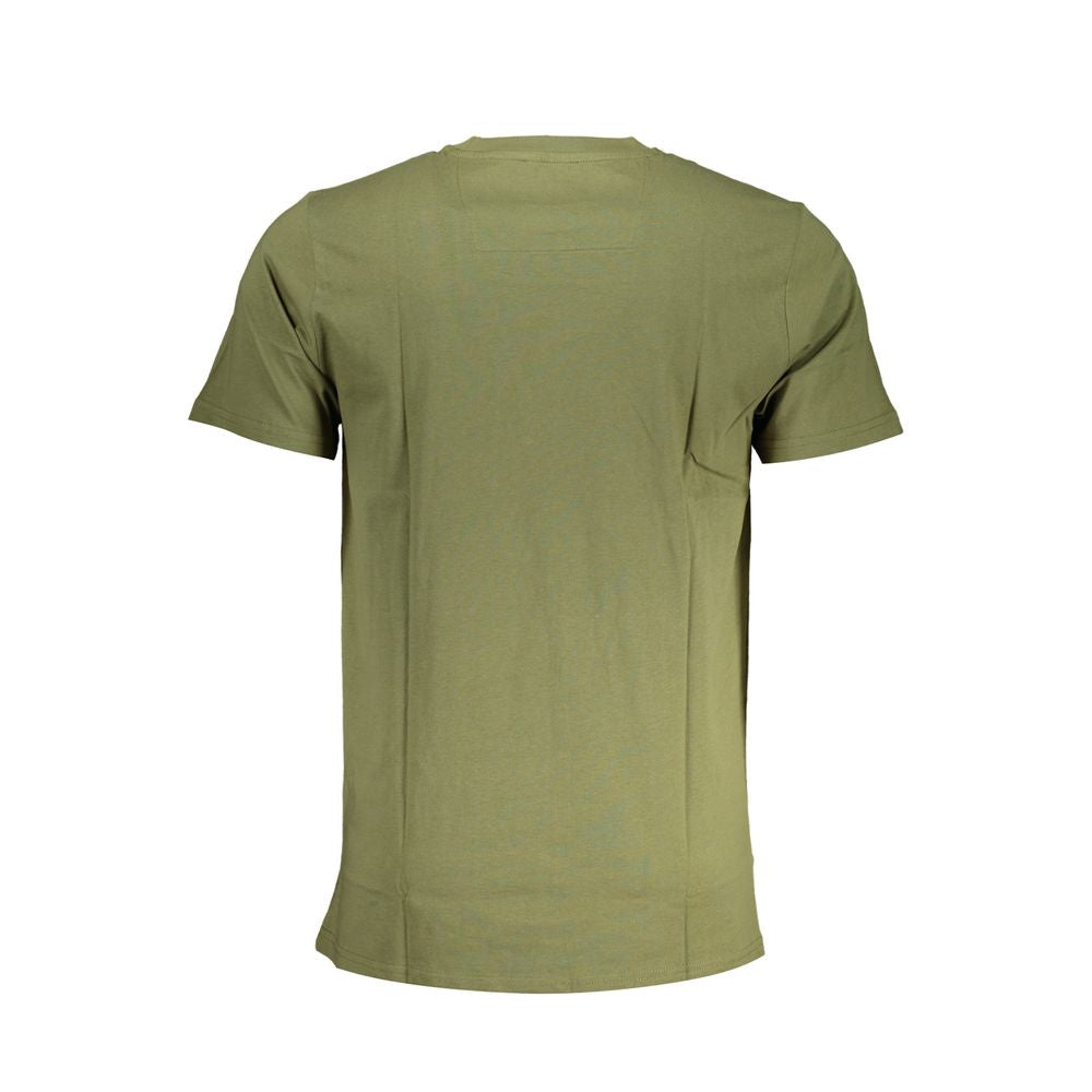 Мъжка тениска Men's t-shirt Cavalli Class
QXT63GJD060 04050 Military green back view