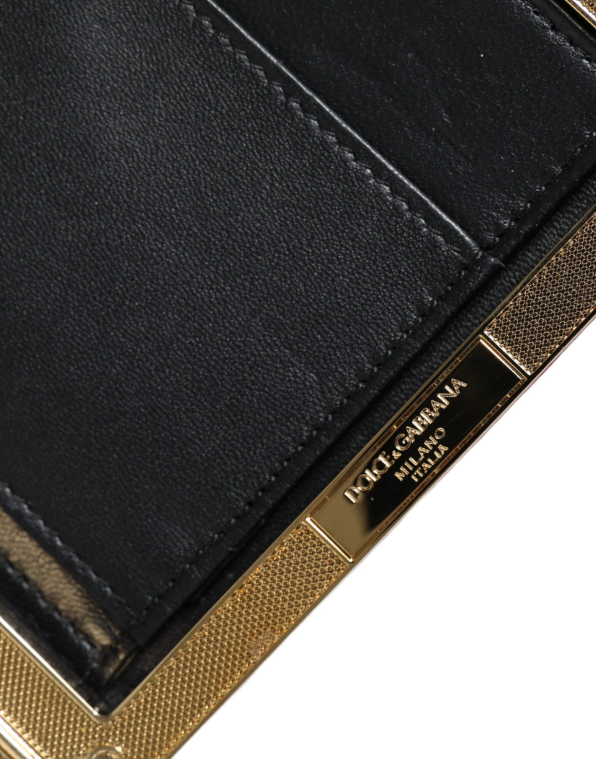 Dolce & Gabbana Червена кадифена златиста рамка Clutch Вечерна чанта за парти