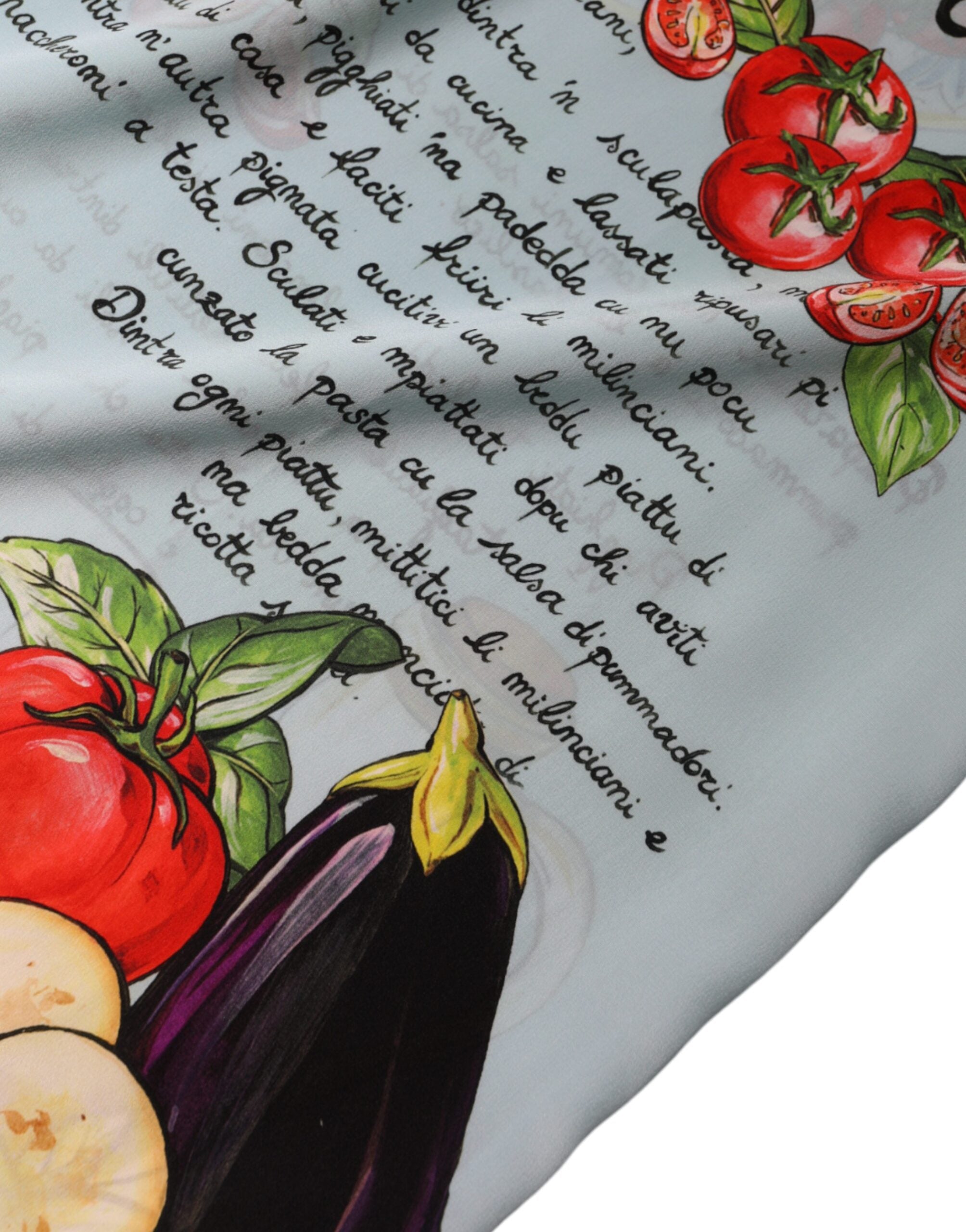 Dolce & Gabbana Multicolor Pasta Alla Norma потник с принт