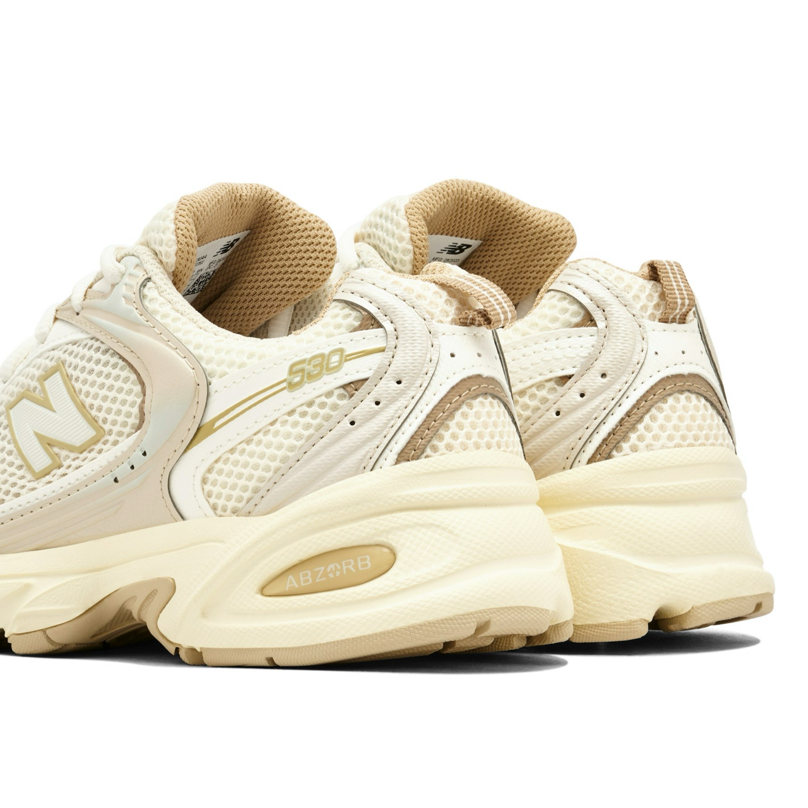 Мъжки бежови маратонки New Balance 530 Men Sneakers MR530AA Heel View