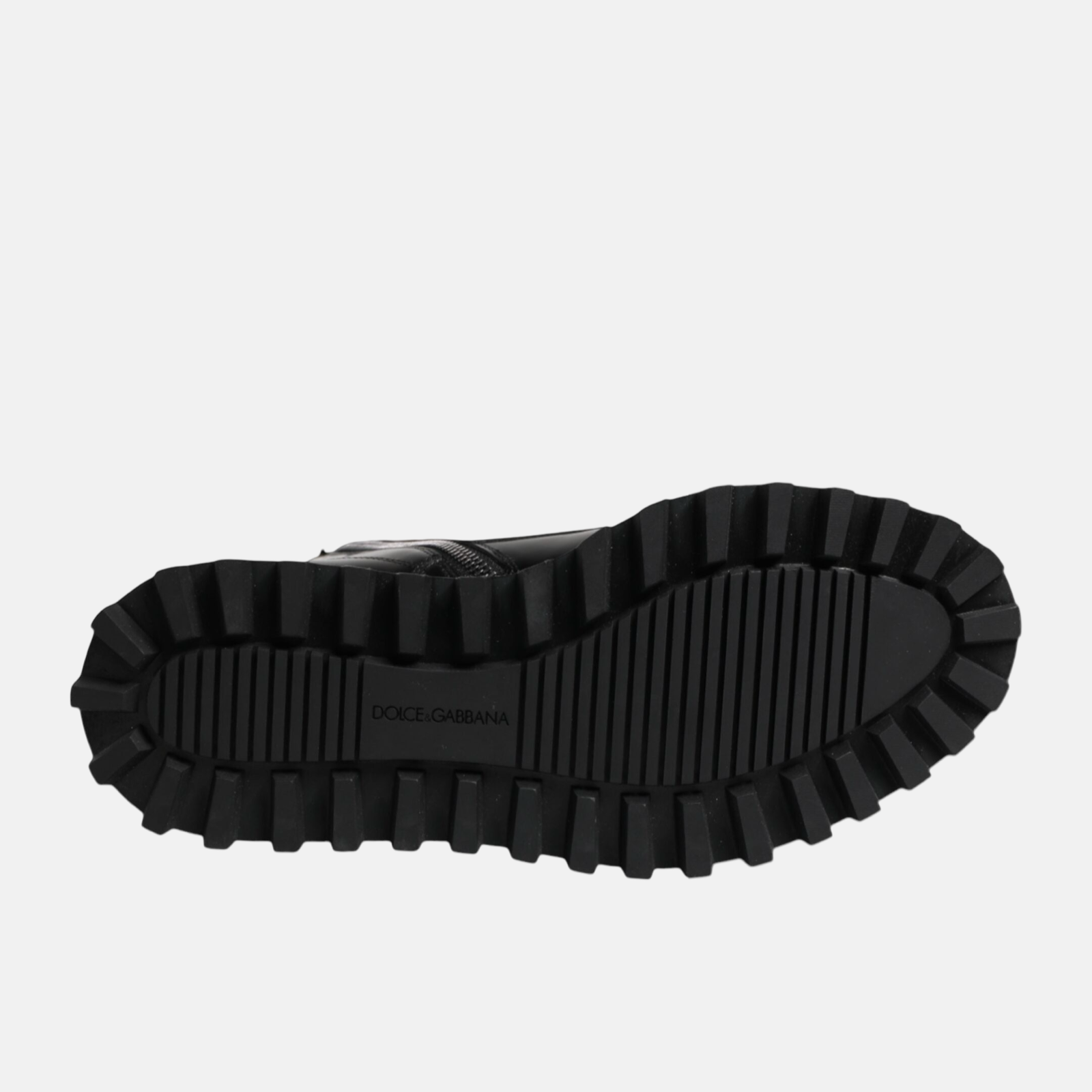 Dolce & Gabbana Combat Mid Calf Men Boots Insole View