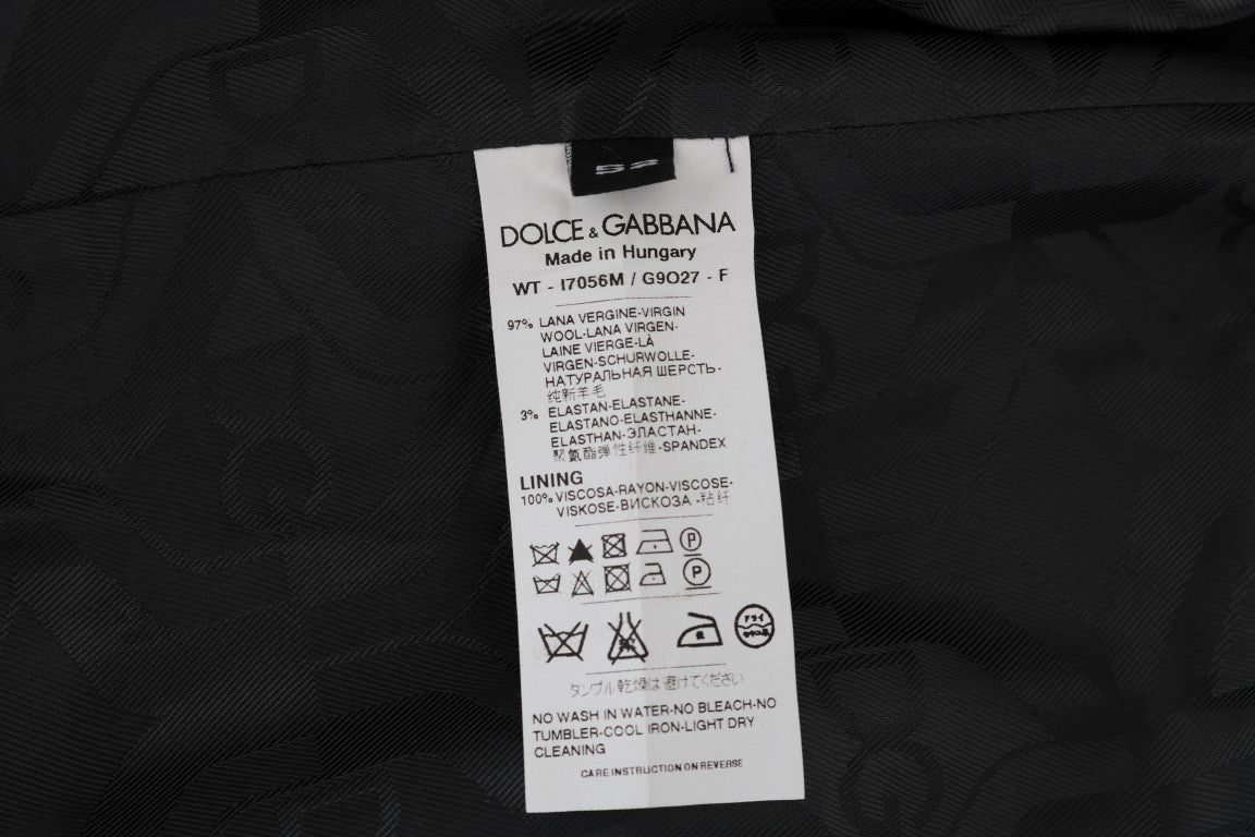 Елегантна жилетка на сиви райета Dolce & Gabbana