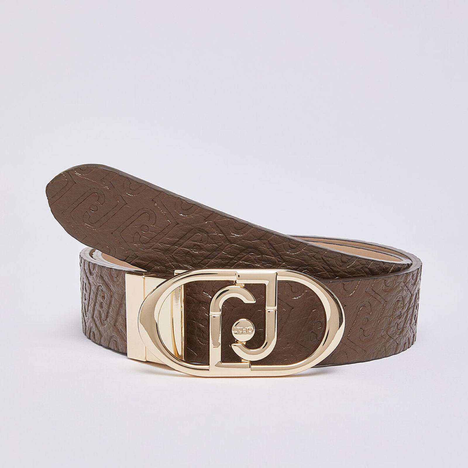 Дамски двулицев кафяв и бежов колан Liu Jo Reversible Belt AA6238 ES034 C3904 Front View
