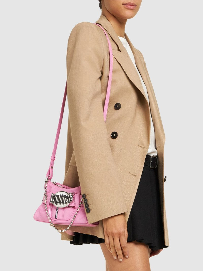 Дамска чанта в розово Women’s shoulder bag Dsquared2 CLW0031 015042929211 Pink lifestyle view