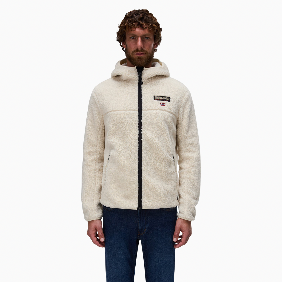 Мъжко худо Napapijri Tynik Men Fleece Hoodie NP0A4IA8N1J Front View