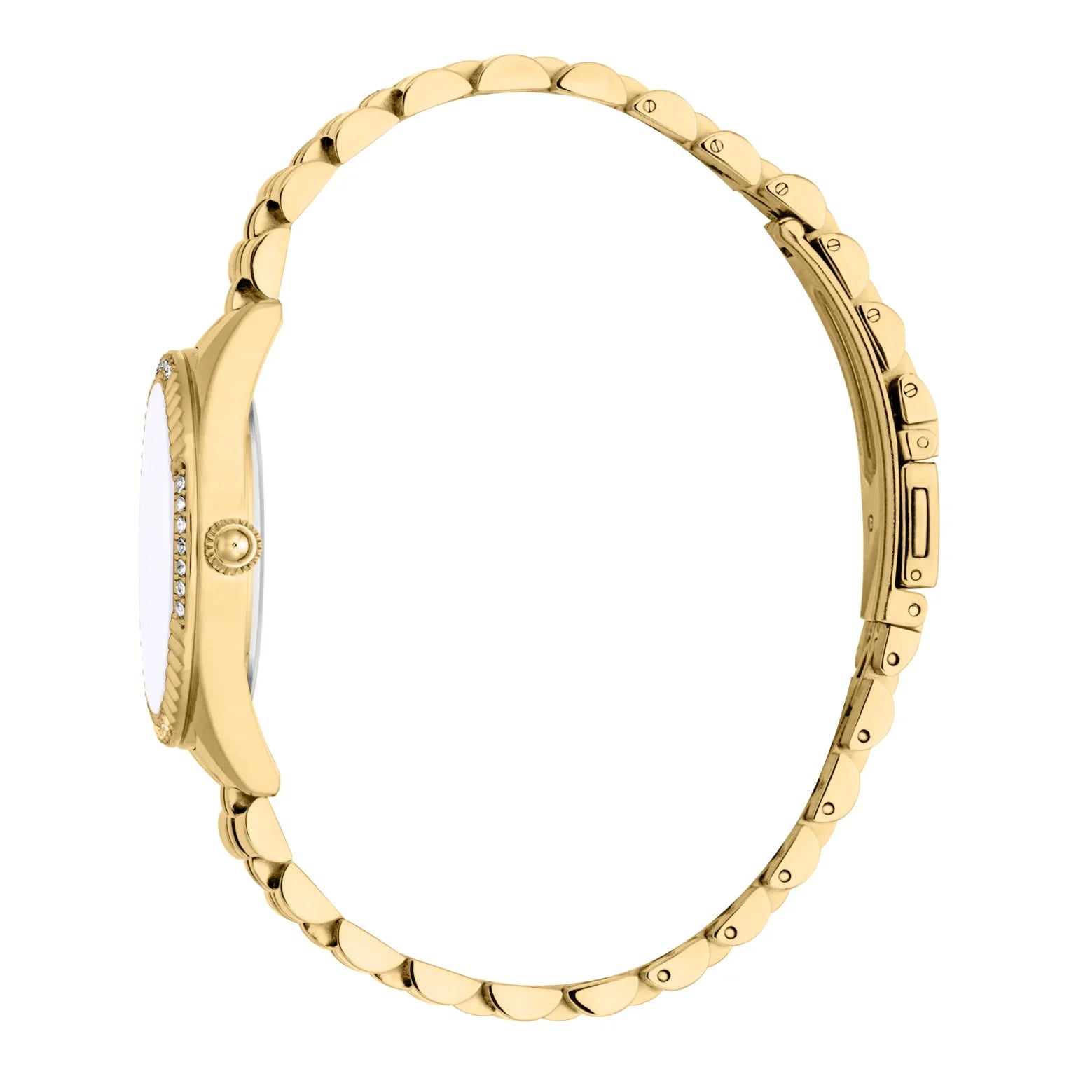 Комплект дамски часовник и гривна Women’s watch Just Cavalli SET Vittoria Glam JC1L361M0055 Yellow Gold MOP