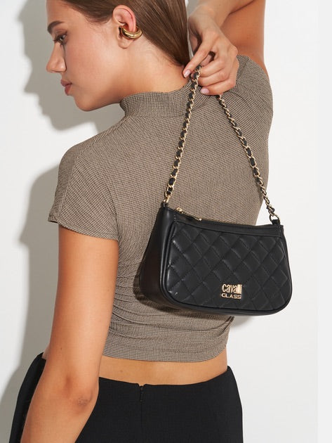 Дамска чанта за рамо в черно Women’s medium shoulder bag DOROTEA CCHB01082100 Black