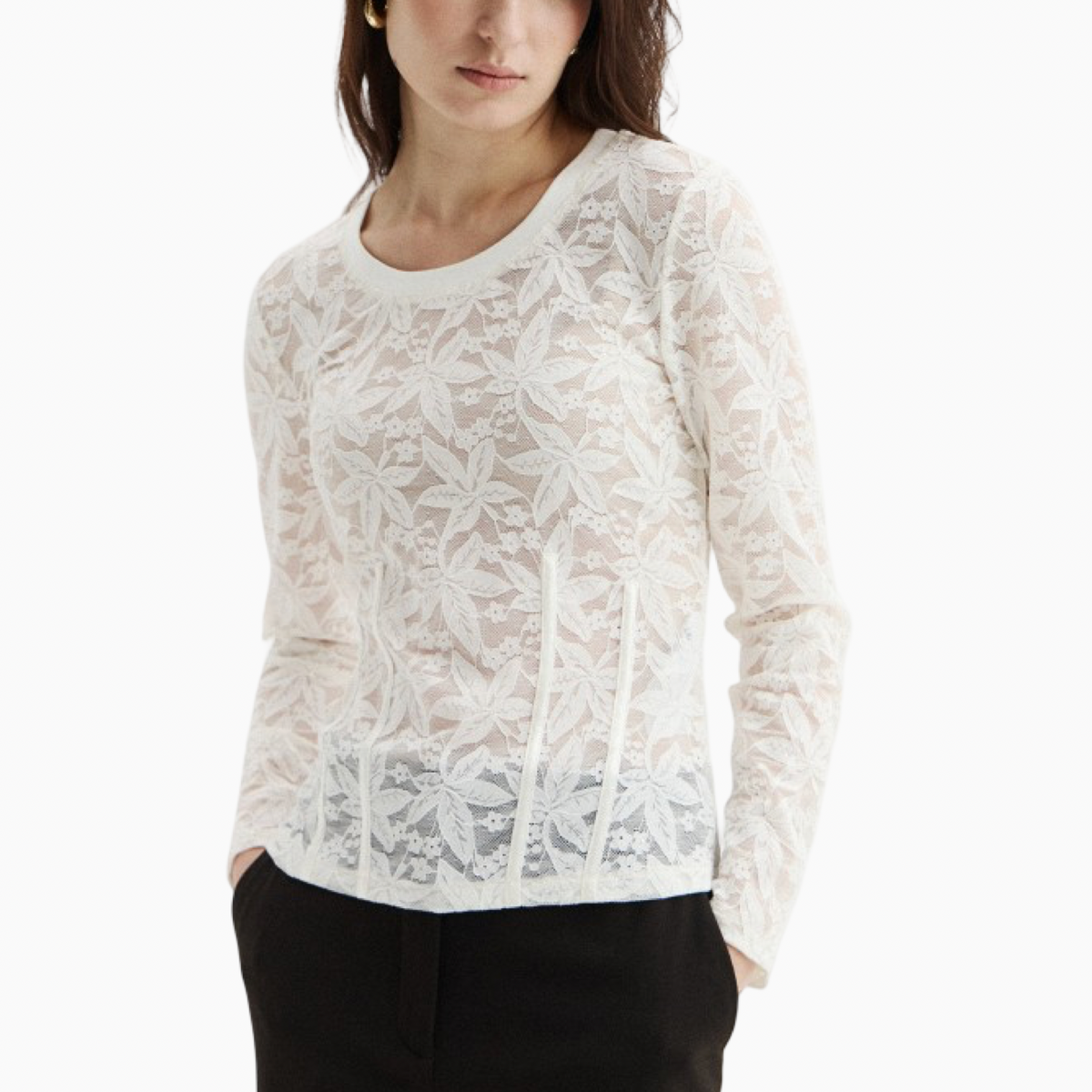 Дамска блуза Liu Jo Women Long Sleeve T-shirt TF6152J3968 Front View