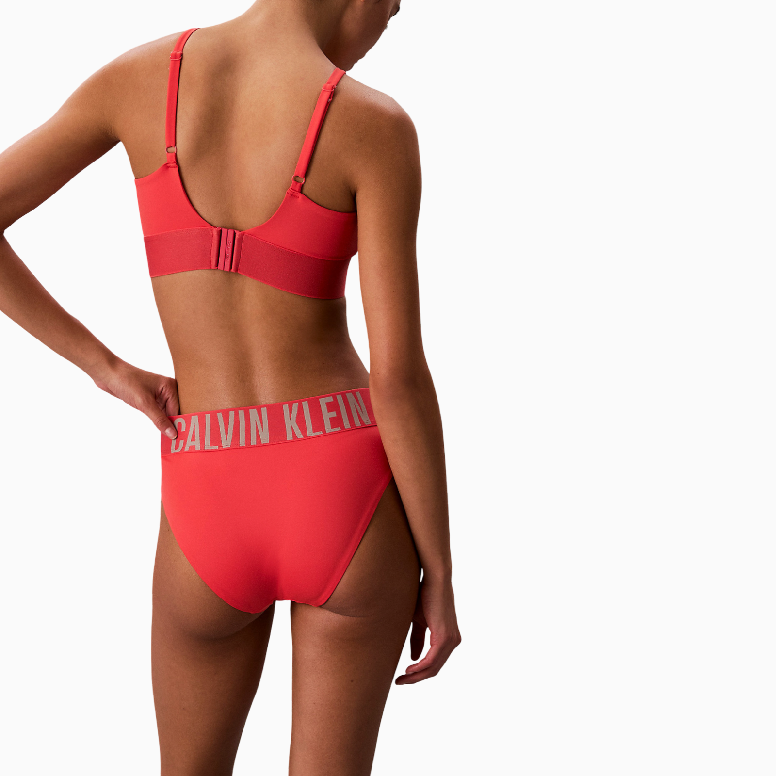 Дамски бански долно Calvin Klein Jeans Women Swimwear Bottoms LV00Q61190 XKP Back View
