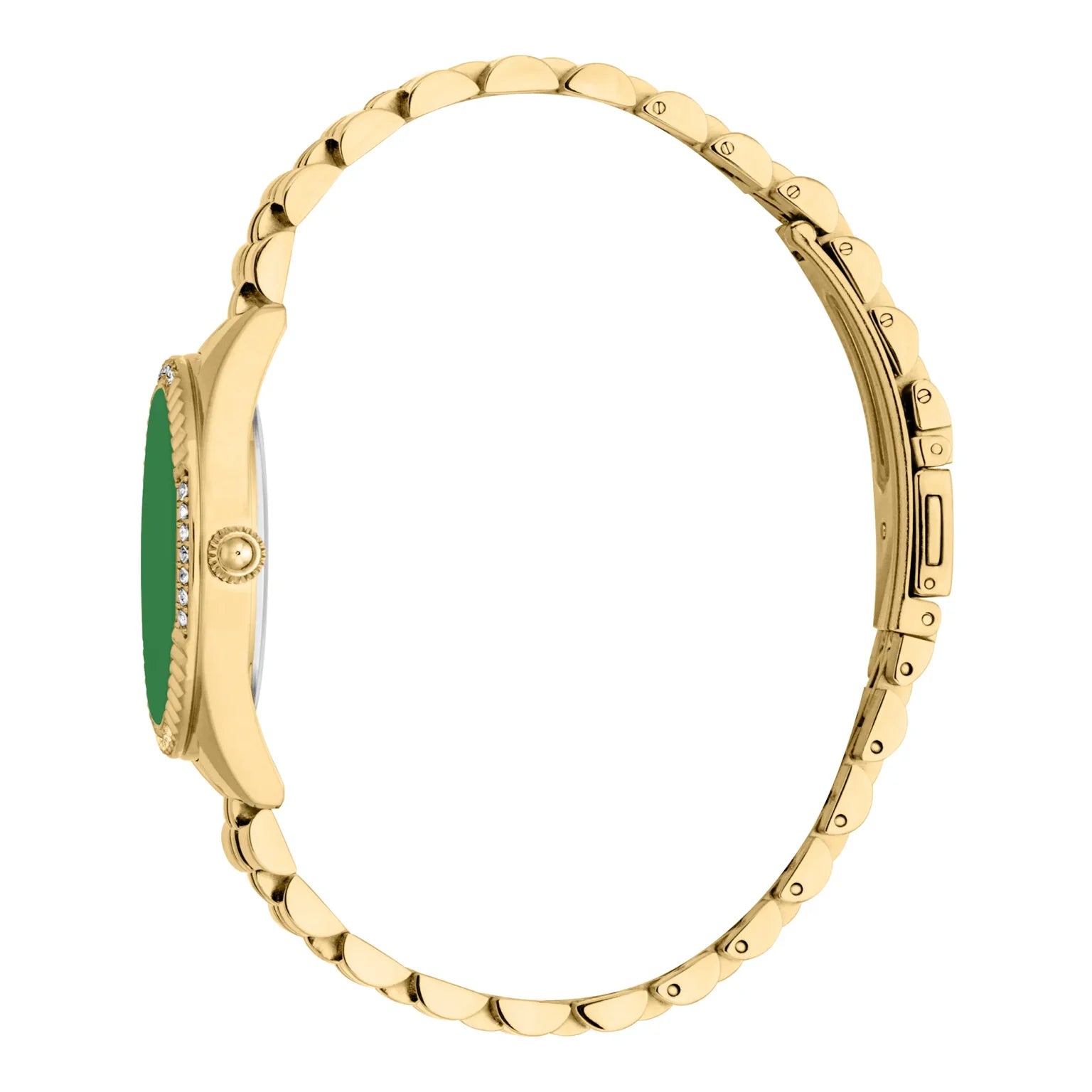 Комплект дамски часовник и гривна Women’s watch Just Cavalli SET Vittoria Glam JC1L361M0065 Yellow Gold Green