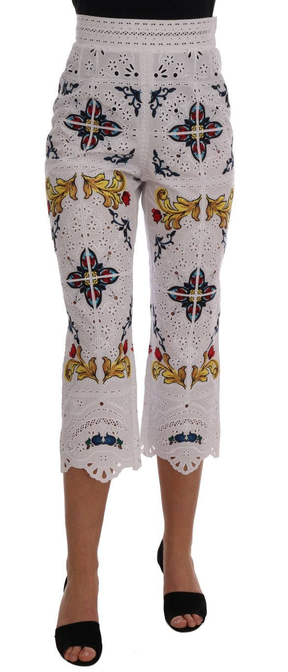 Dolce & Gabbana Майолика Бродирана Капри Елегантност
