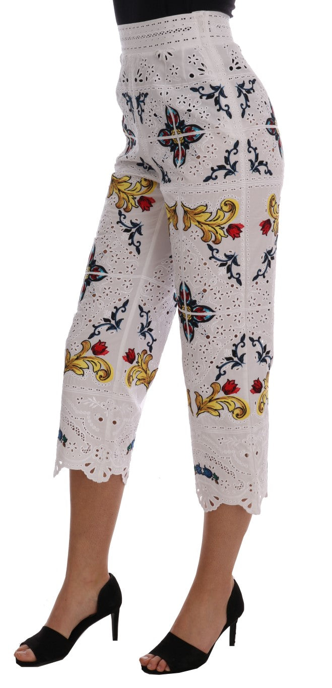 Dolce & Gabbana Майолика Бродирана Капри Елегантност