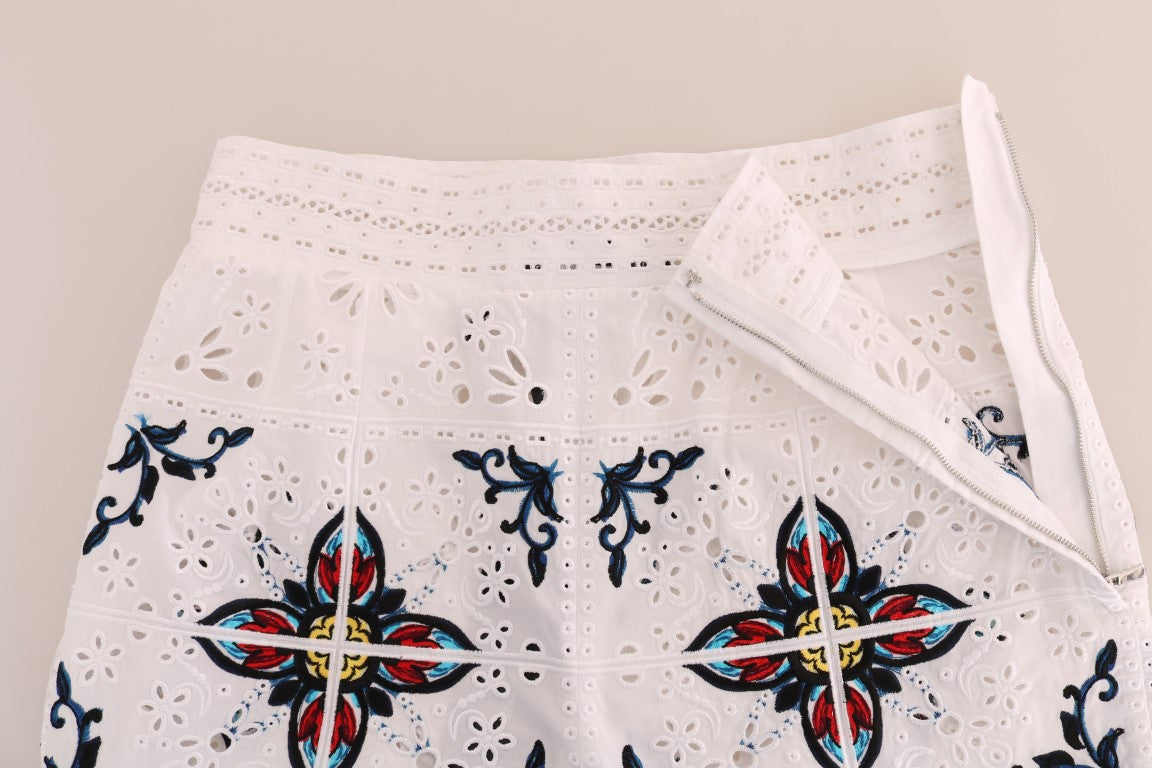 Dolce & Gabbana Майолика Бродирана Капри Елегантност