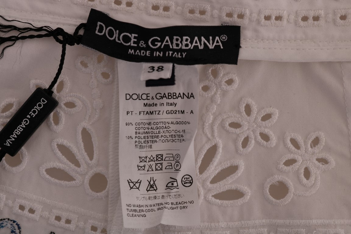 Dolce & Gabbana Майолика Бродирана Капри Елегантност