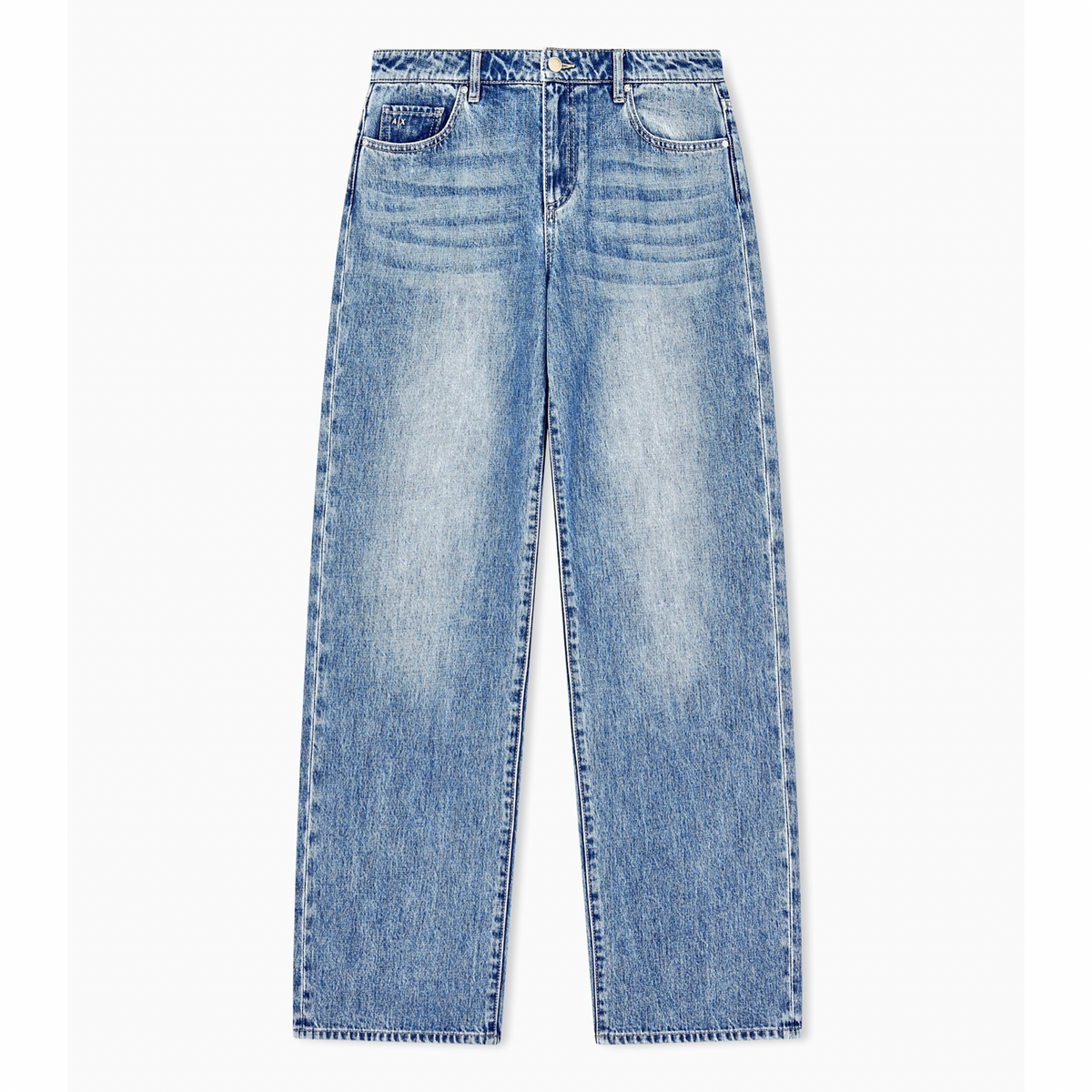 Дамски дънки Armani Exchange Women Oversized Jeans XW000056 AF25766 MB001 Front View