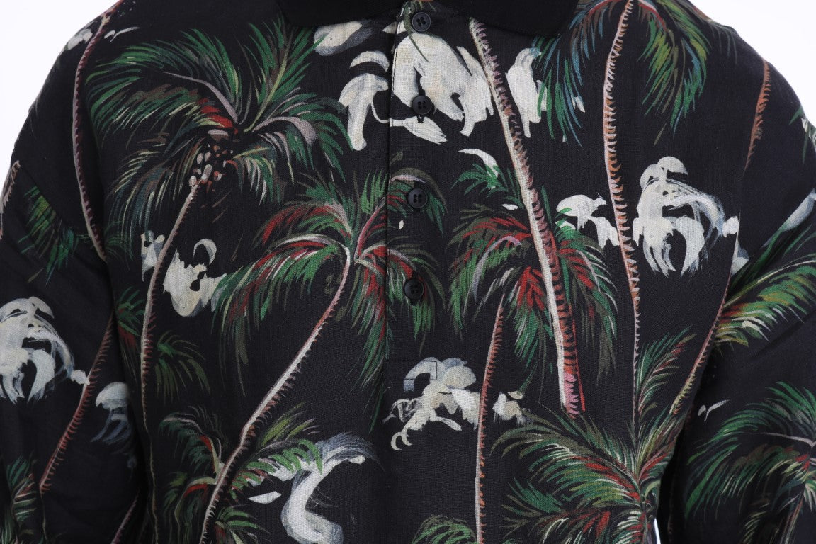 Dolce & Gabbana Сицилианска тениска с мотив на вулкан