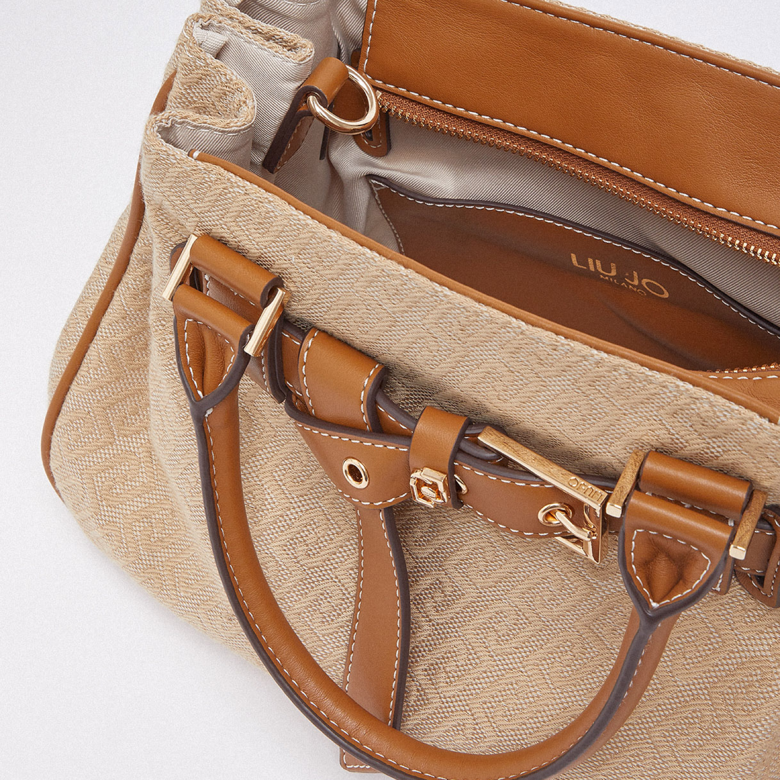 Дамска чанта Liu Jo Women Jacquard Handbag AA6032 T378A 00005 Close-Up