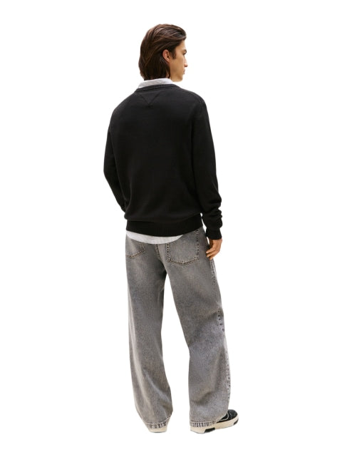 Мъжки памучен пуловер Men’s cotton sweater Tommy Hilfiger DM0DM21787 BDS back view