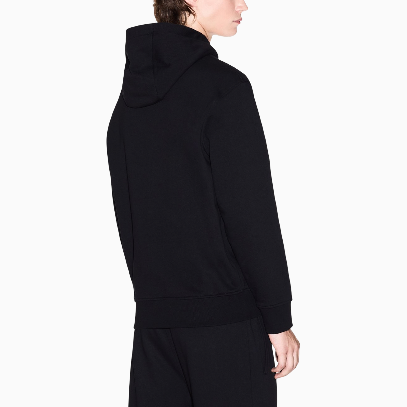 Мъжко черно худи Armani Exchange Men Hoodie XM001294 AF20934 Back View