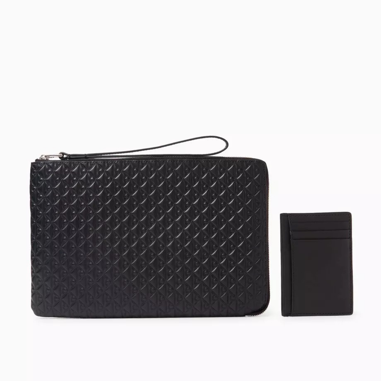 Мъжки подаръчен комплект клъч чанта и кардхолдър Calvin Klein Men Gift Set Clutch Bag LV04D0003G Front View