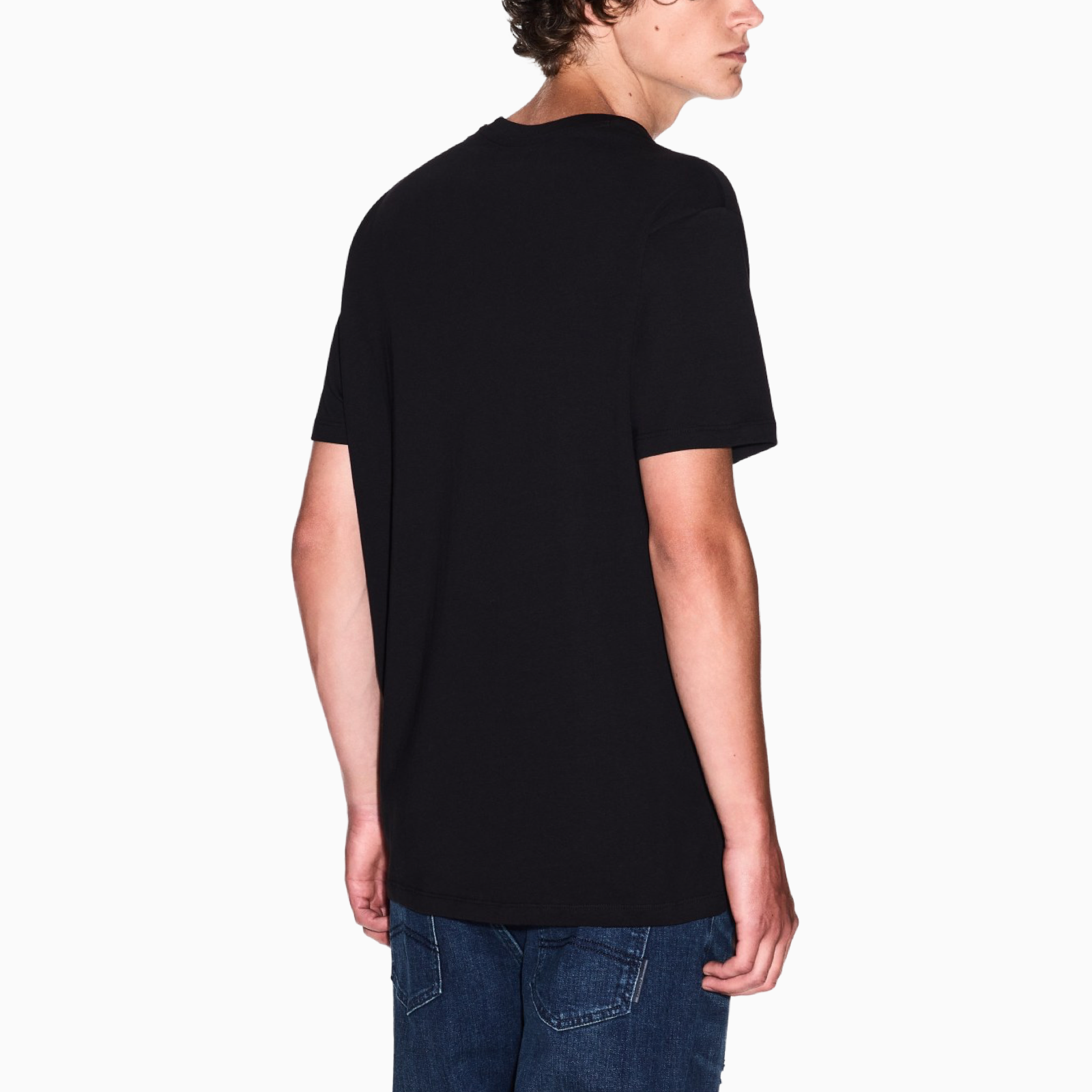Мъжка черна тениска Armani Exchange XM000787 AF12308