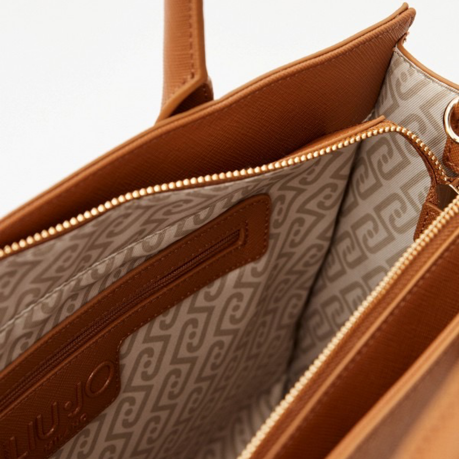 Дамска кафява чанта Liu Jo Women Tote Bag AA6149 ES029 Inside View