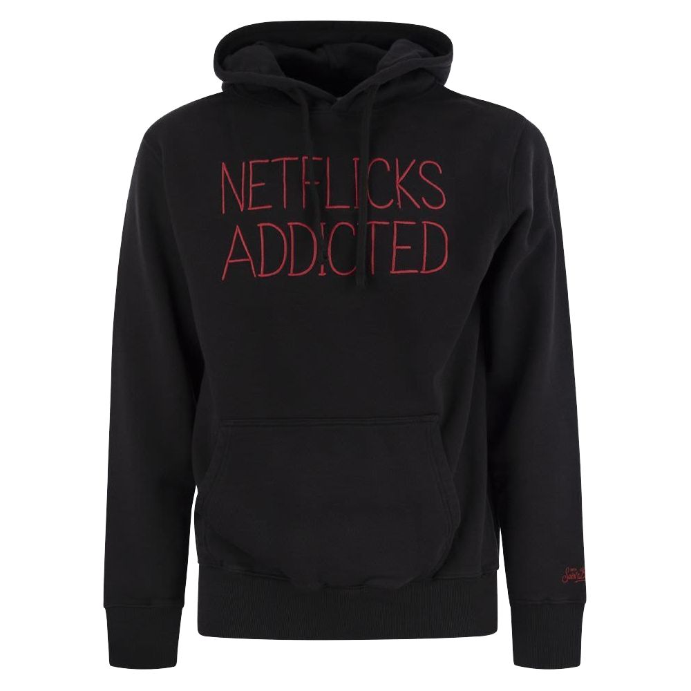 Мъжки суичър Men’s sweatshirt MC2 Saint Barth TRI0001 09926E Netflix Addicted front view