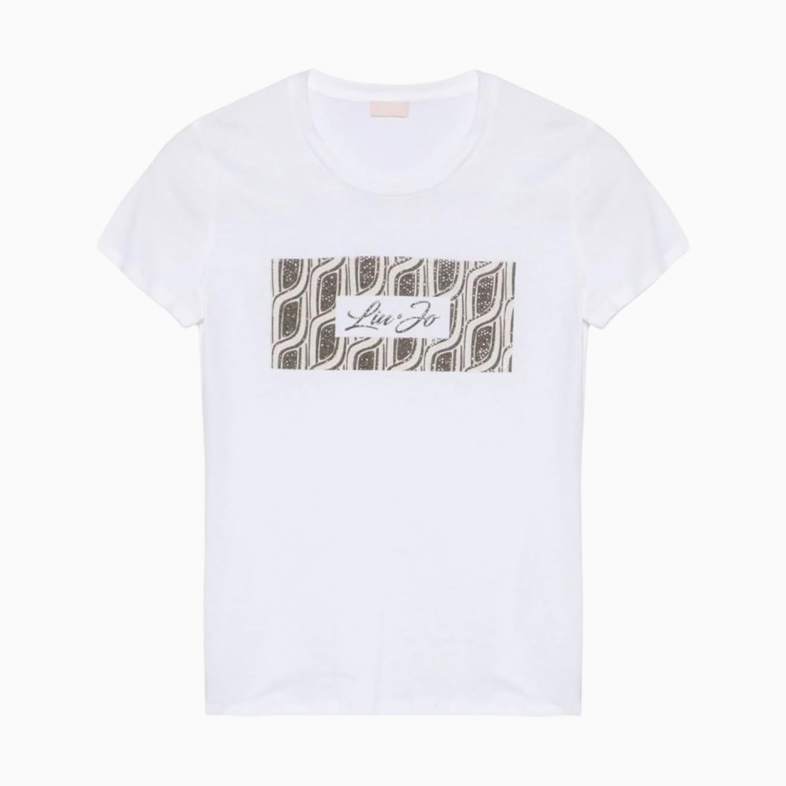 Дамска бяла тениска Liu Jo Women T-shirt WA5240 JS923 M9615 Front View