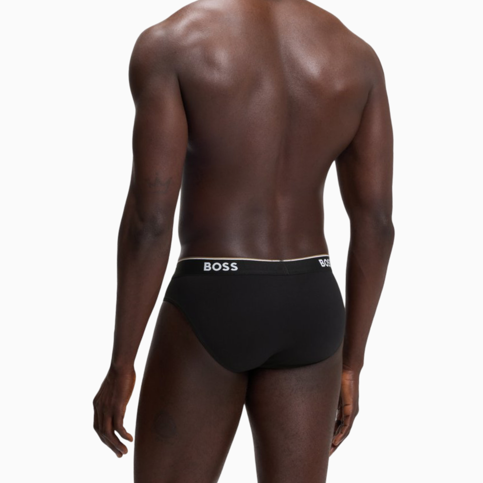 Мъжки слипове Boss Men 3-Pack Briefs 50475273 001 Back View