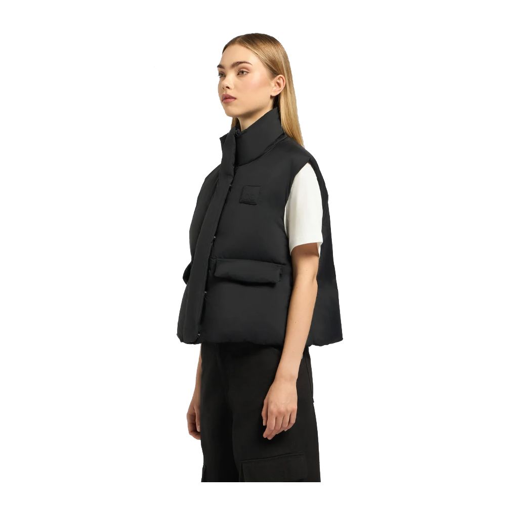 Черна найлонова жилетка Moose Knuckles