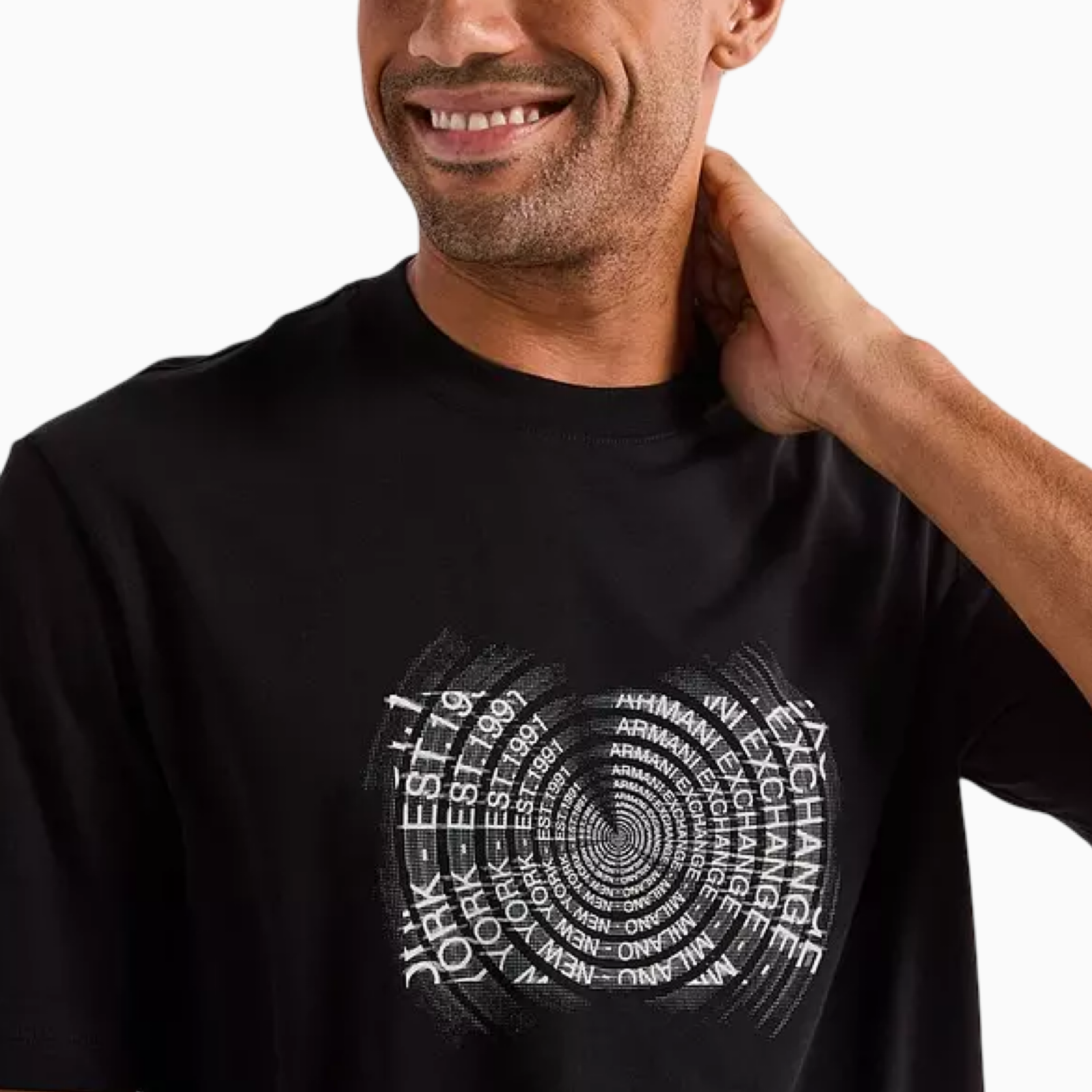 Мъжка тениска Armani Exchange Men T-shirt XM001469 AF12308 Close-Up